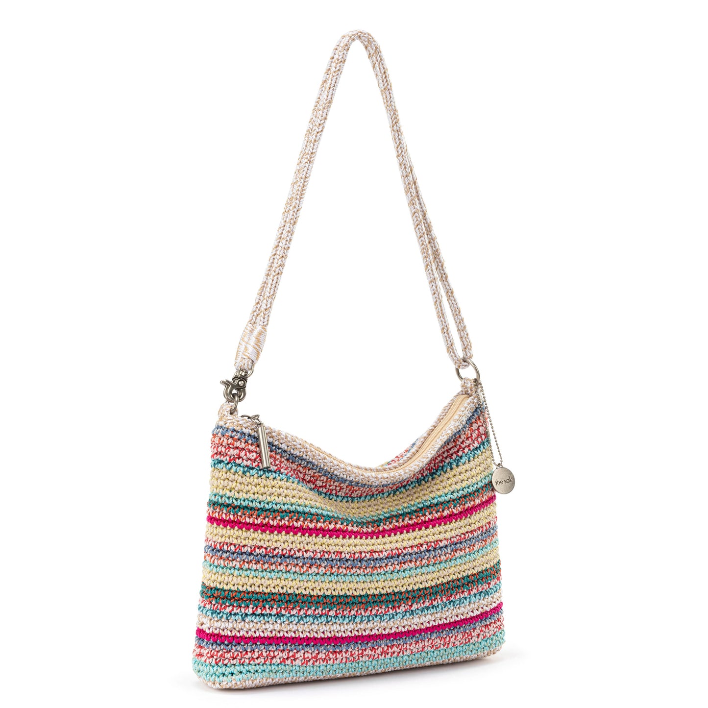 The Sak Lumi Crossbody Crochet - |Eden Stripe|