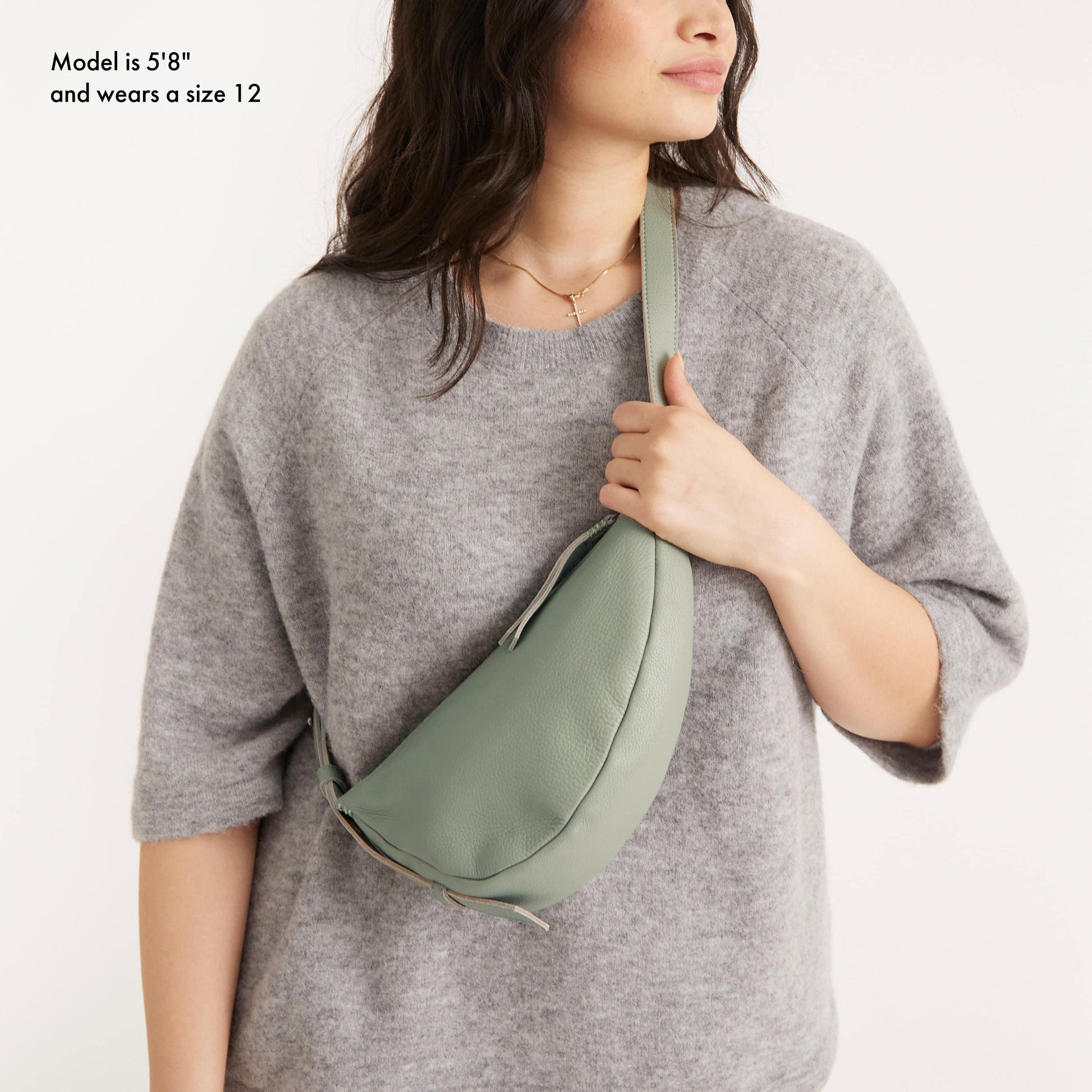 The Sak Tess Sling Bag Leather - |Meadow|