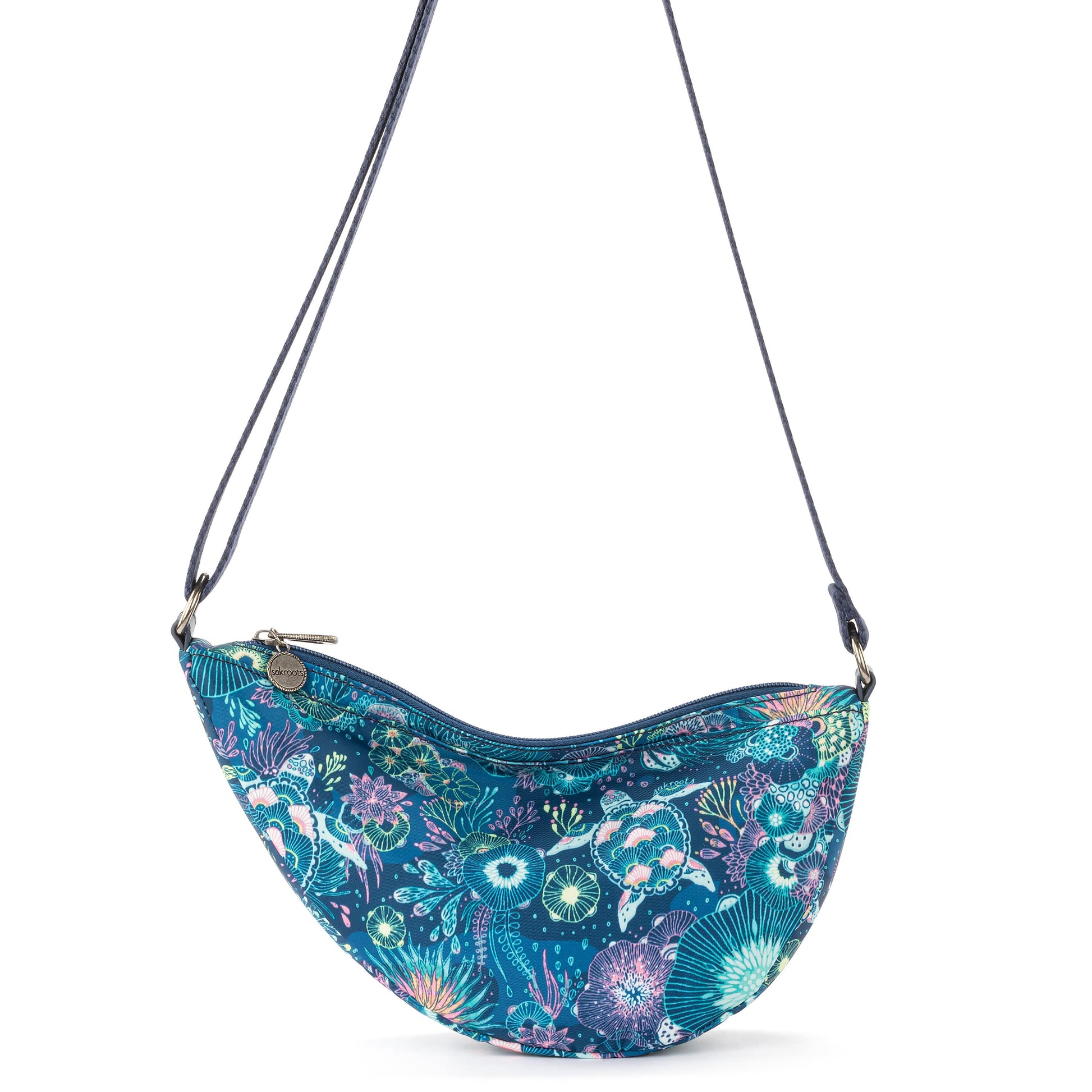 Sakroots Tess Sling Bag EcoTwill - |Royal Blue Seascape|