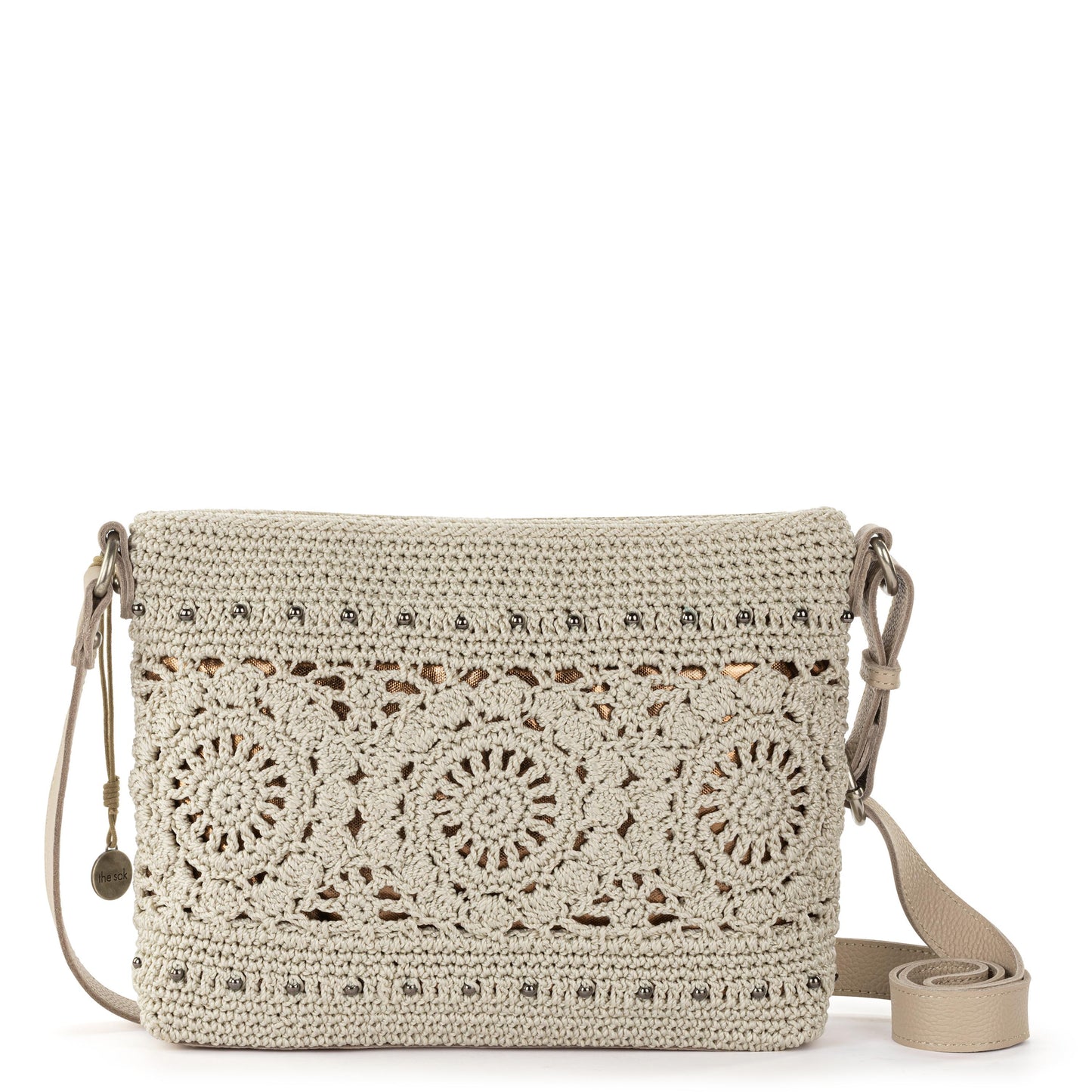 The Sak Melrose Crossbody Crochet - |Natural Medallion|