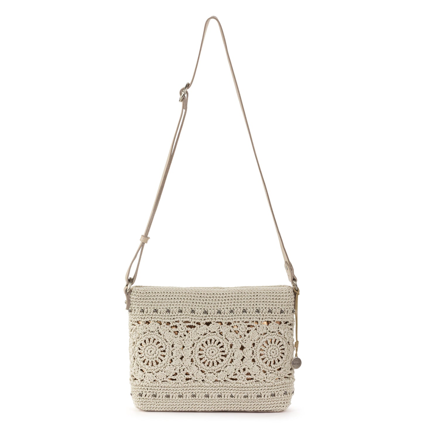 The Sak Melrose Crossbody Crochet - |Natural Medallion|