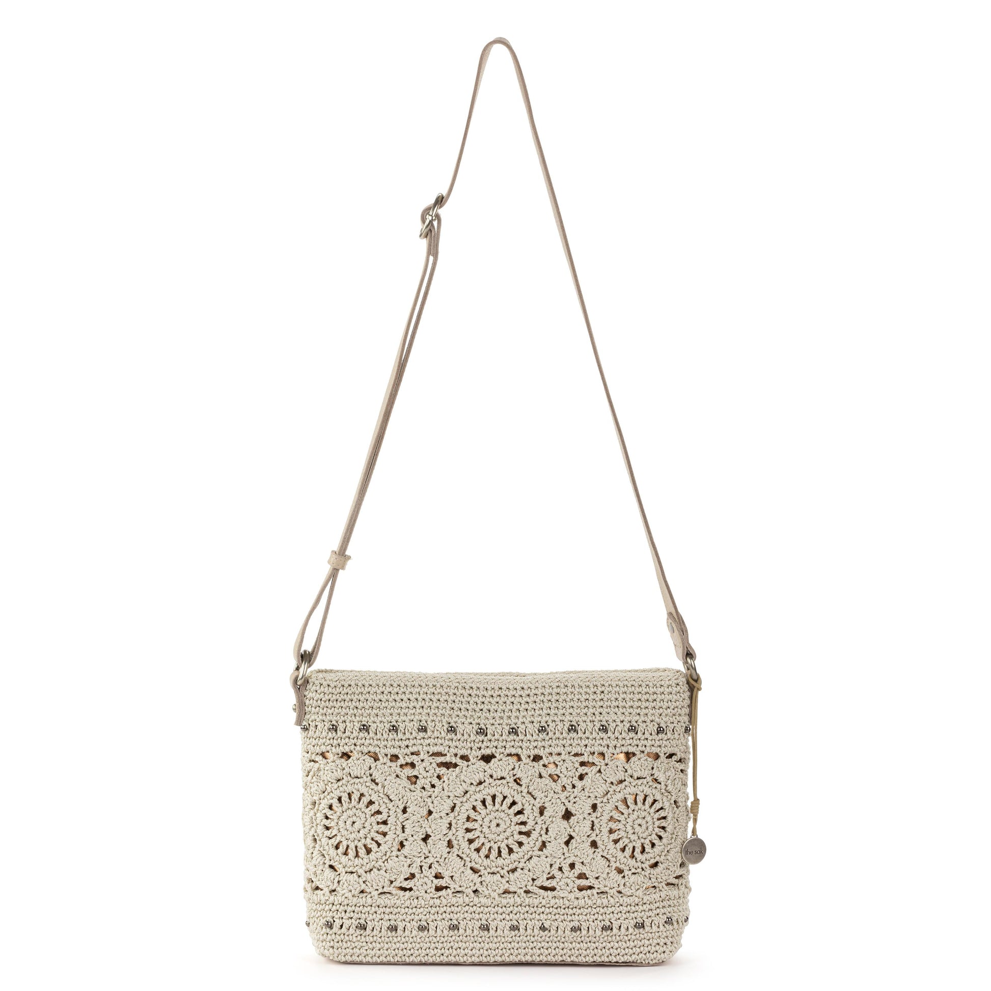 The Sak Melrose Crossbody Crochet - |Natural Medallion|