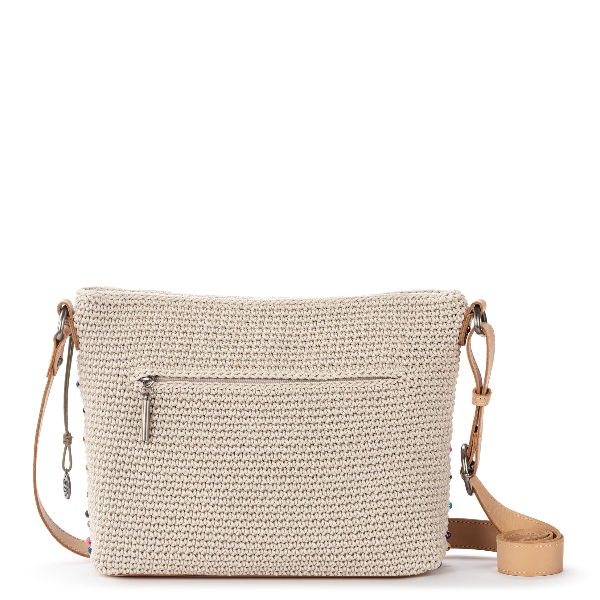 The Sak Melrose Crossbody Crochet - |Ecru Multi Beads|