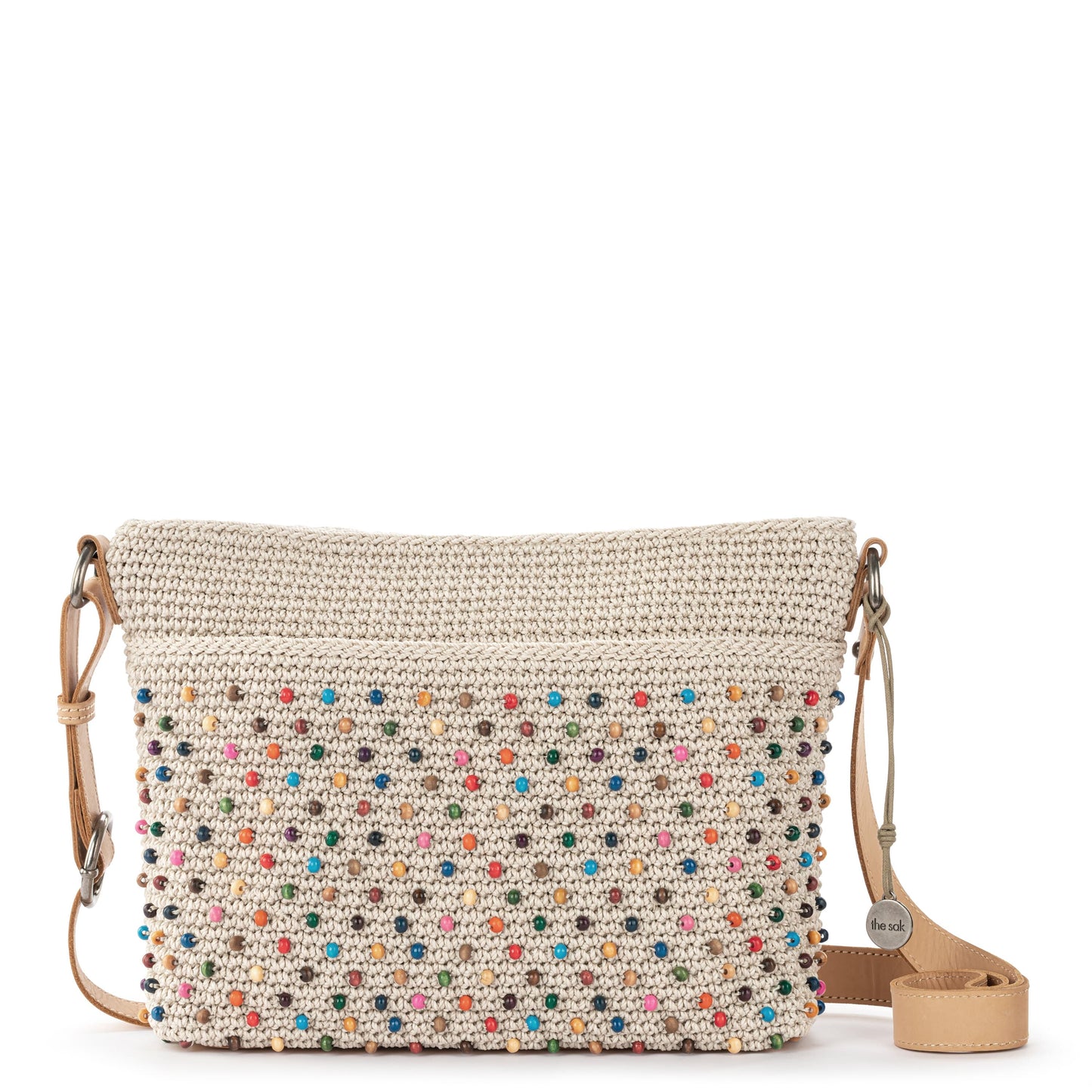 The Sak Melrose Crossbody Crochet - |Ecru Multi Beads|