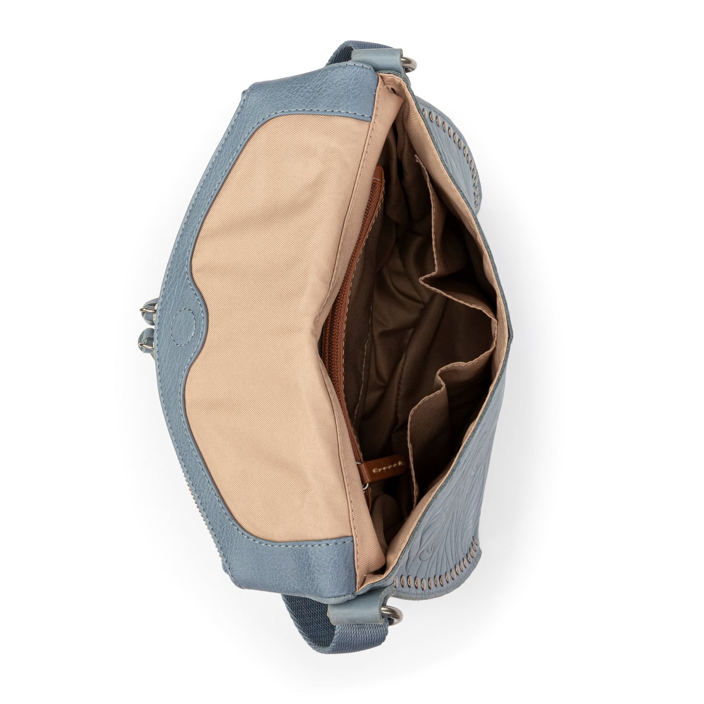 The Sak Silverlake Crossbody Leather - |Maritime Wave Embossed|