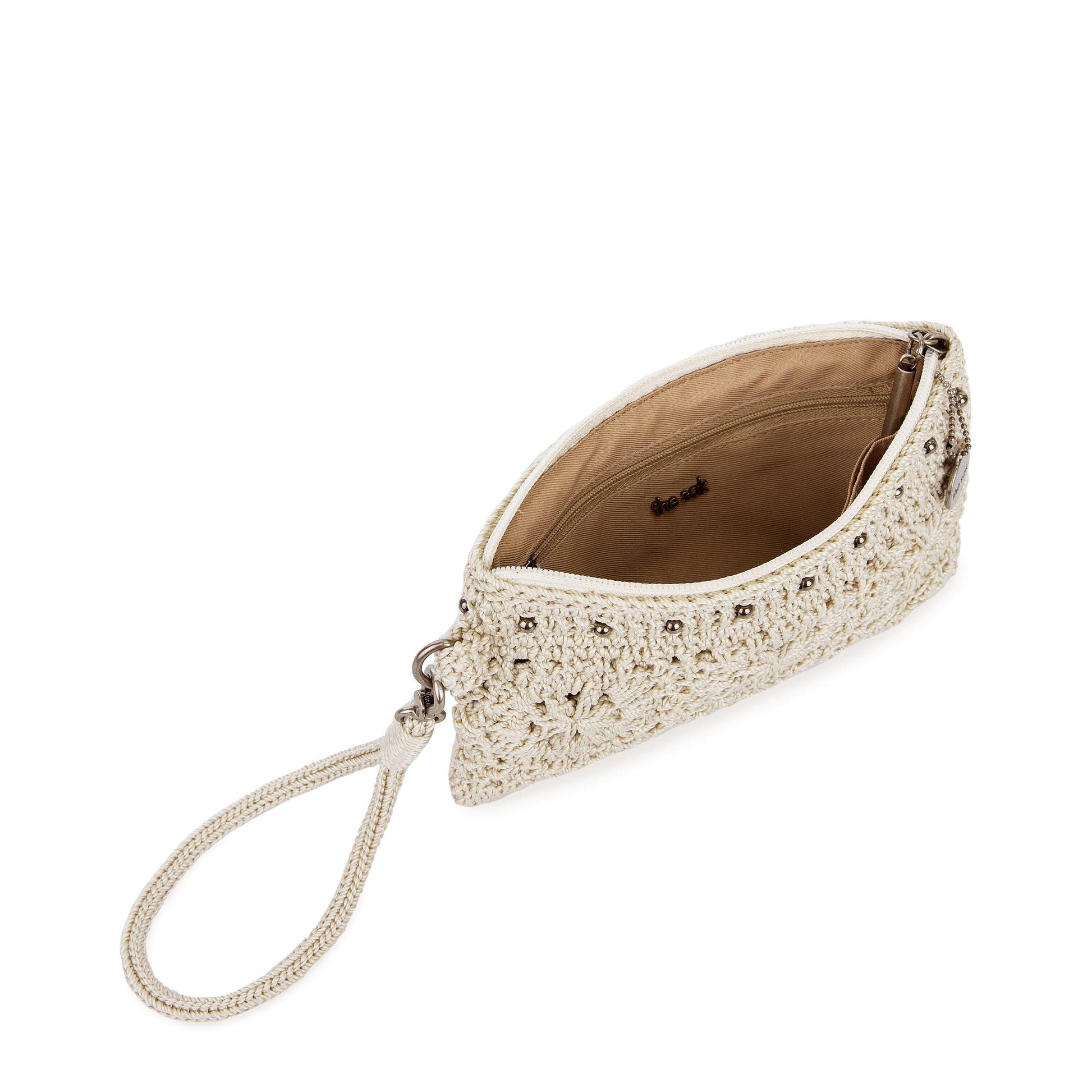 The Sak Vita Wristlet Crochet - |Natural Medallion|