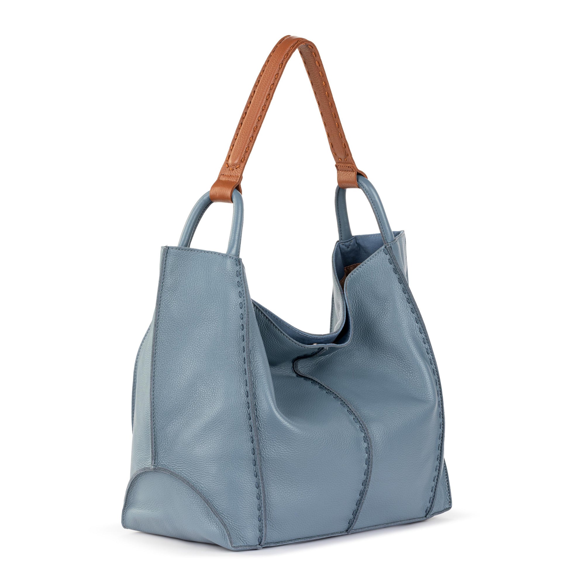 The Sak Los Feliz Slouchy Large Tote Leather - |Maritime Pebble|