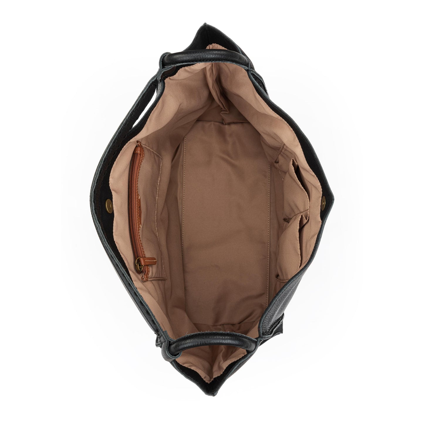 The Sak Los Feliz Slouchy Large Tote Leather - |Black Pebble|