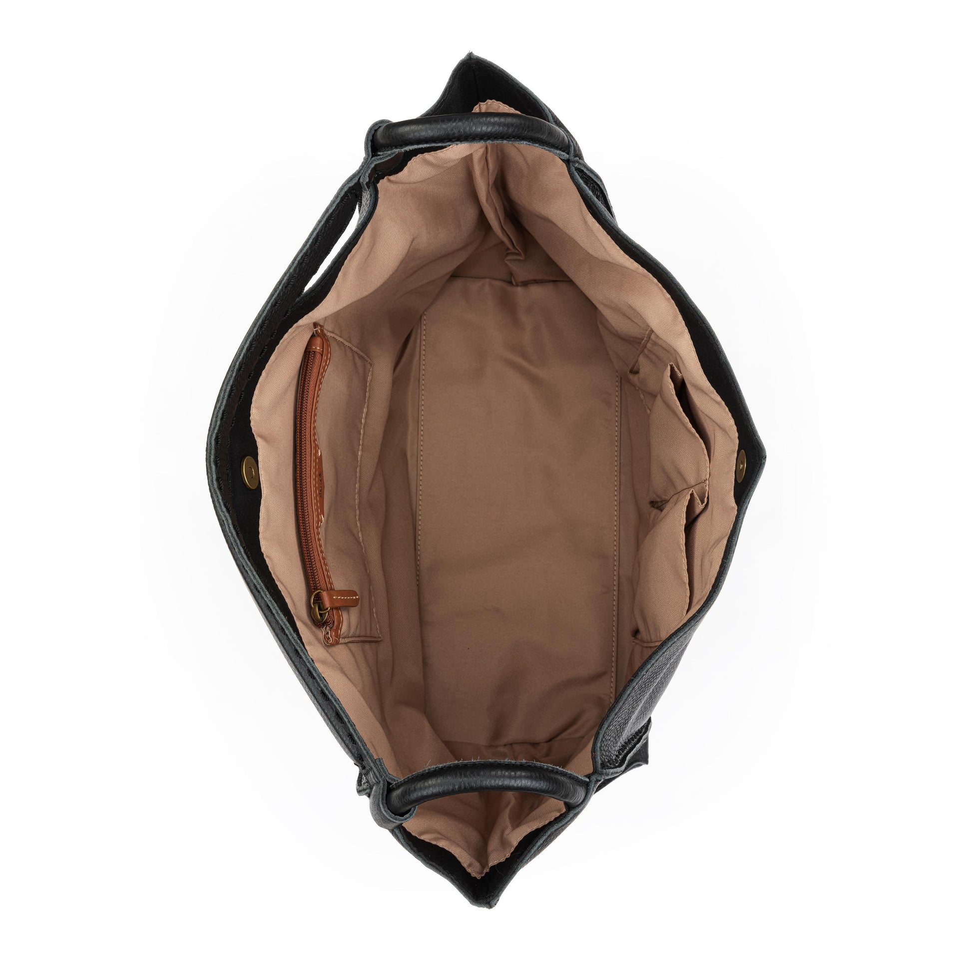 The Sak Los Feliz Slouchy Large Tote Leather - |Black Pebble|