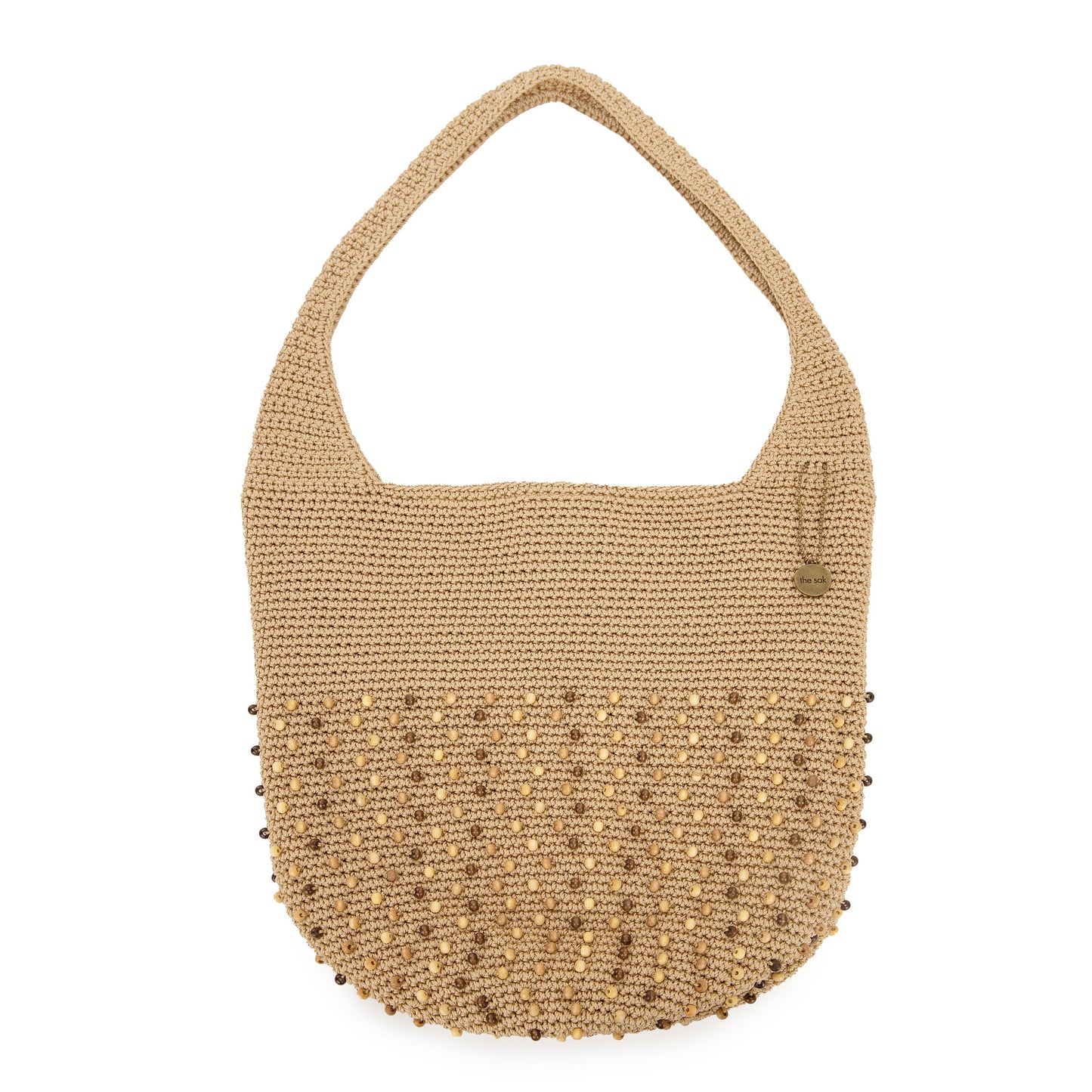 The Sak 120 Hobo Crochet - |Bamboo Neutral Beads|
