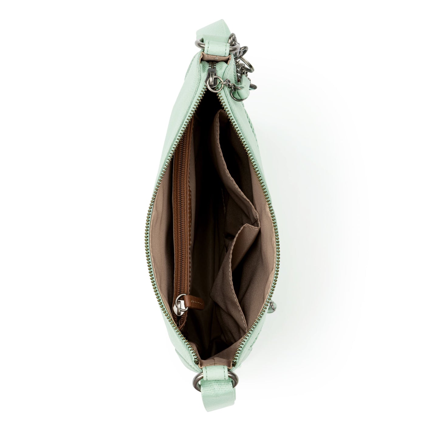 The Sak Lucia Crossbody Leather - |Aqua Stitch|