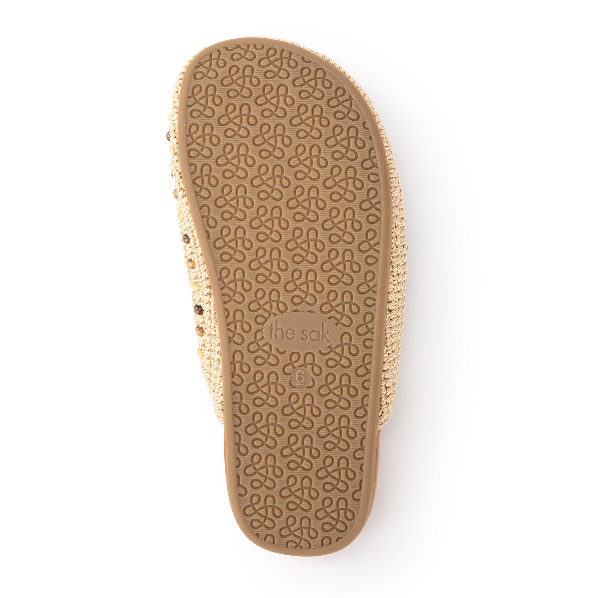 The Sak Bolinas Clog Crochet - |Bamboo Neutral Beads|
