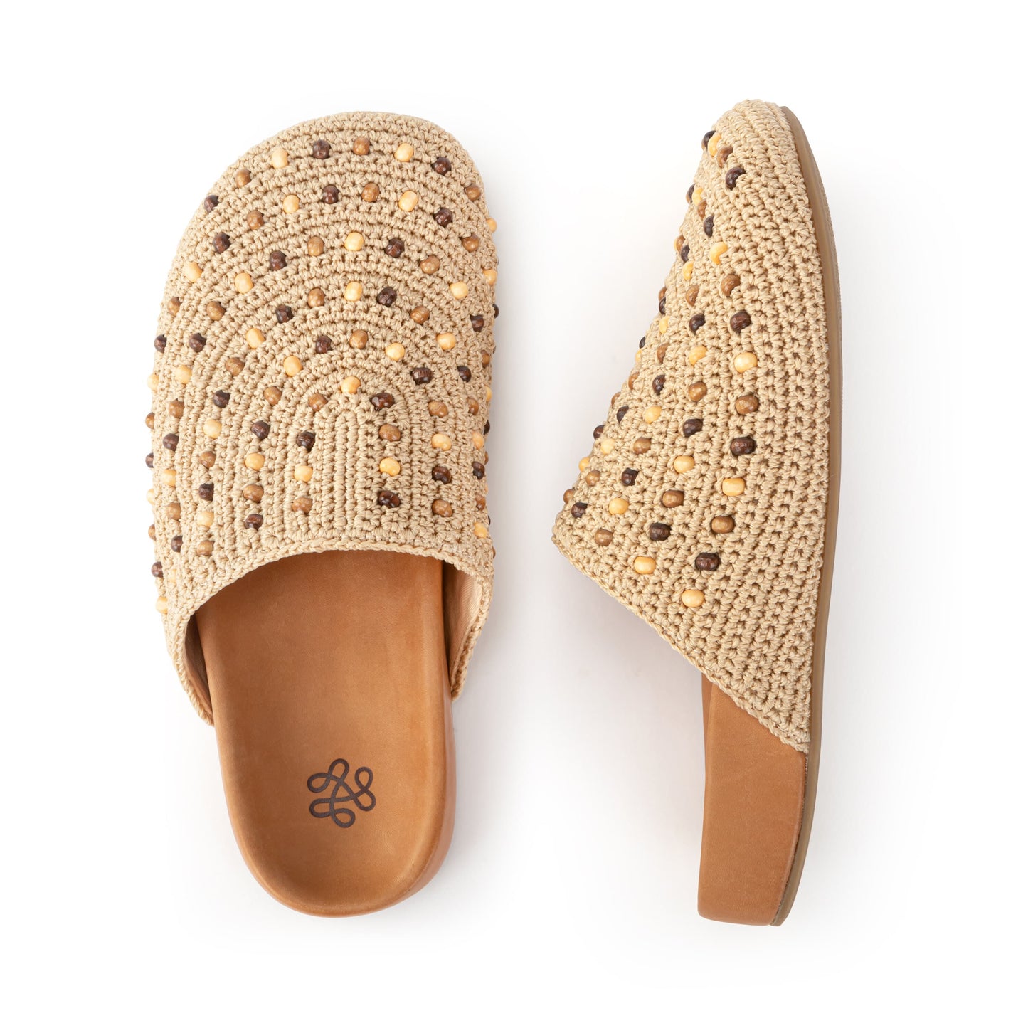 The Sak Bolinas Clog Crochet - |Bamboo Neutral Beads|