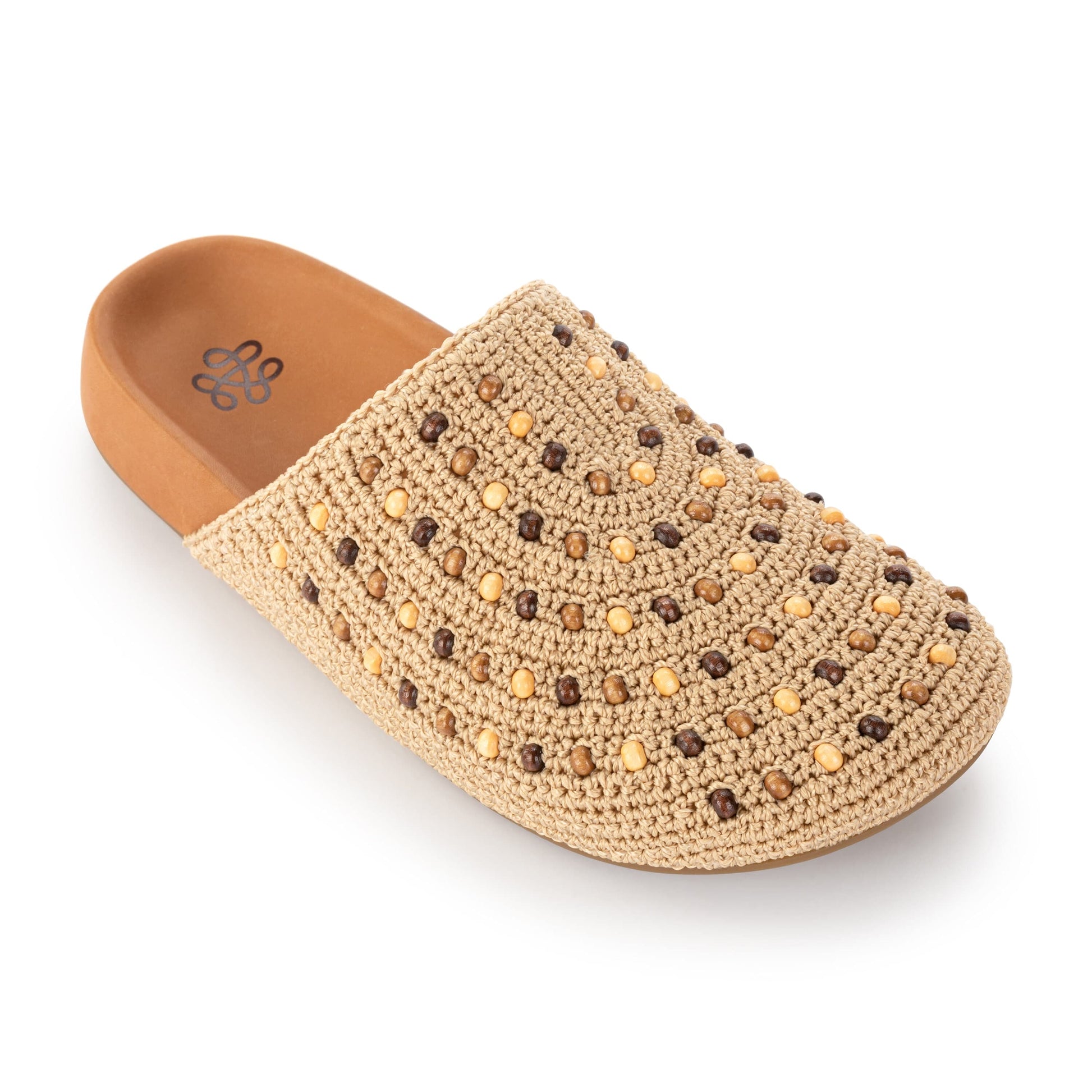 The Sak Bolinas Clog Crochet - Bamboo Neutral Beads