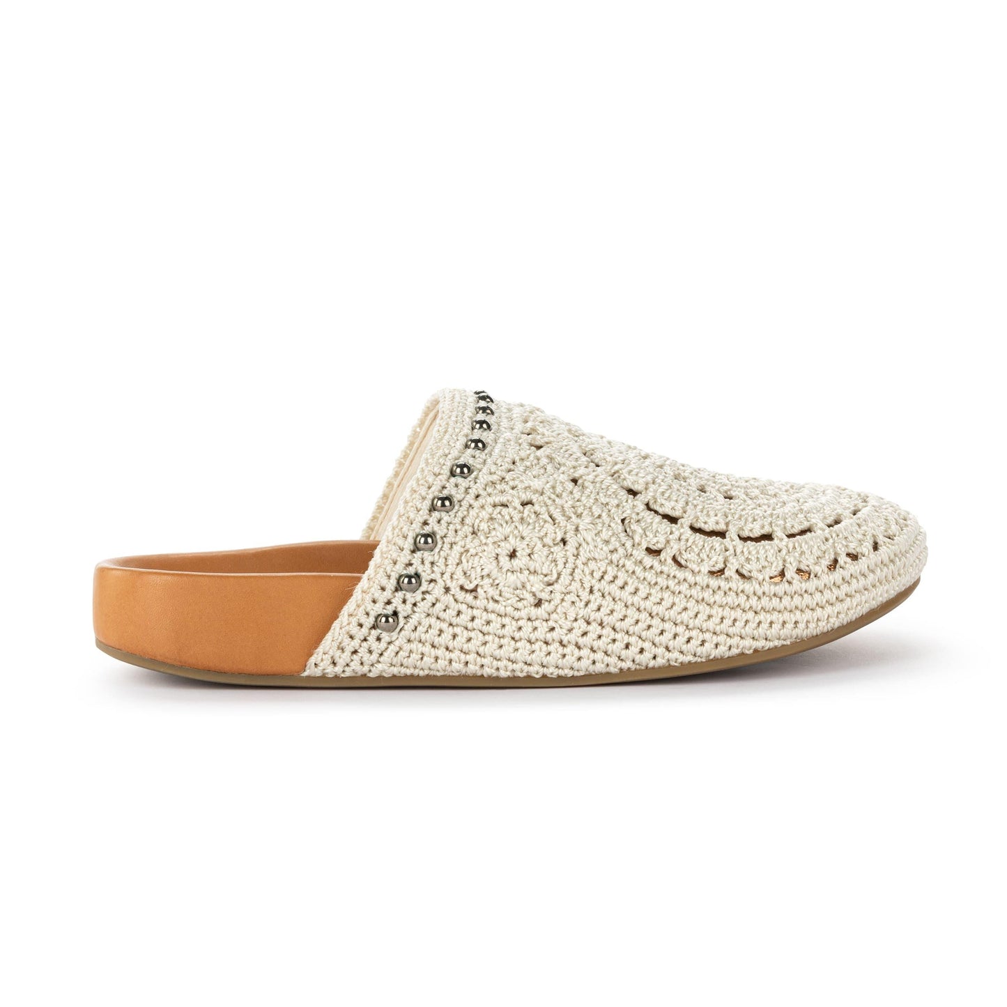 The Sak Bolinas Clog Crochet - |Natural Medallion|