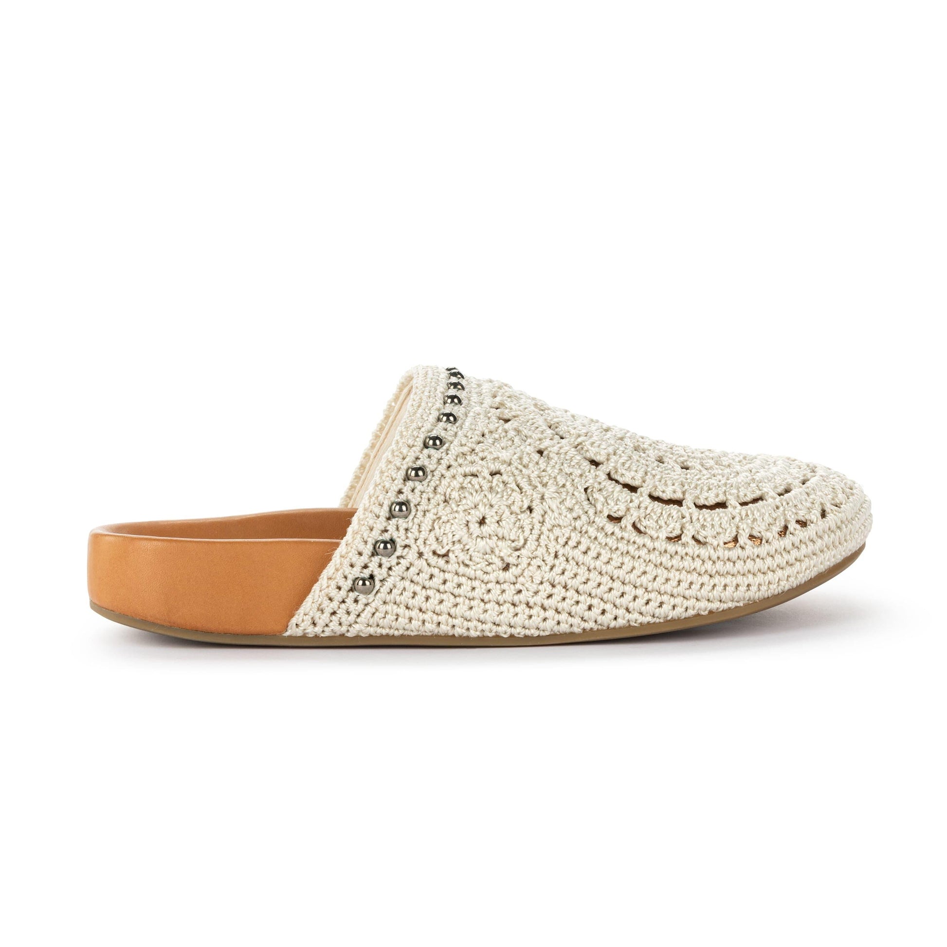 The Sak Bolinas Clog Crochet - |Natural Medallion|