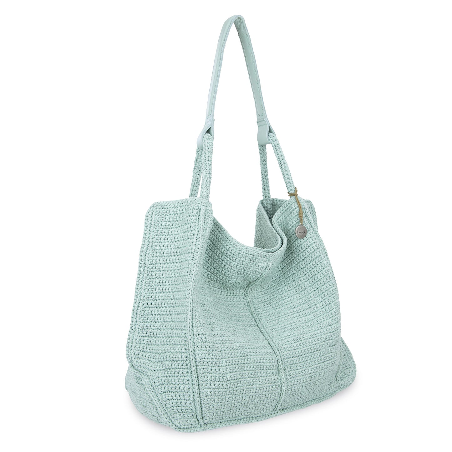The Sak Los Feliz Slouchy Large Tote Crochet - |Aqua|