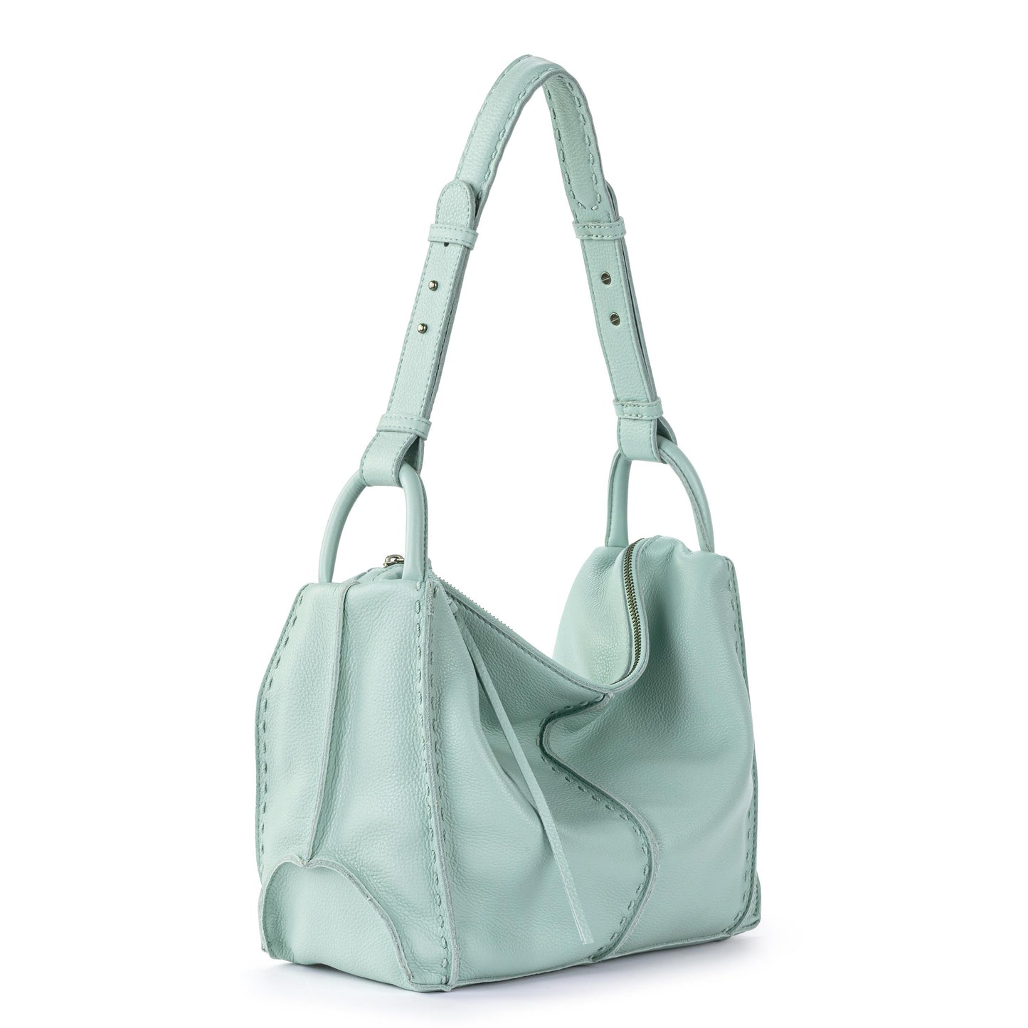 The Sak Los Feliz Slouchy Hobo Leather - |Aqua|