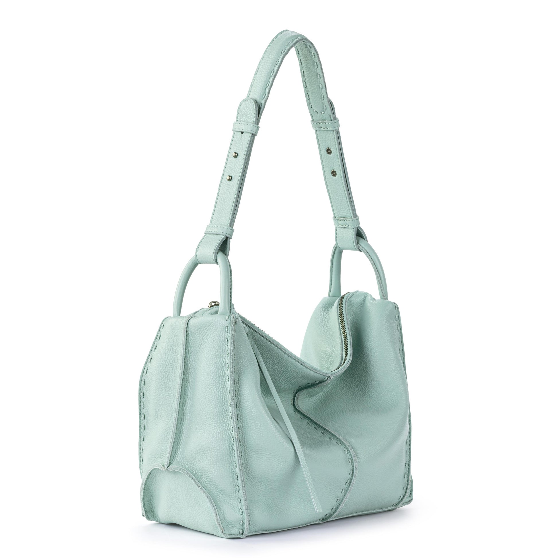 The Sak Los Feliz Slouchy Hobo Leather - |Aqua|