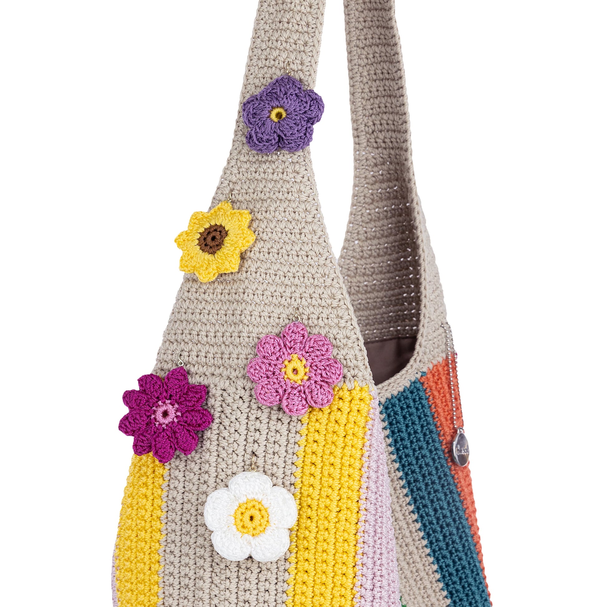 The Sak 120 Hobo Crochet - |Beach Stripe|