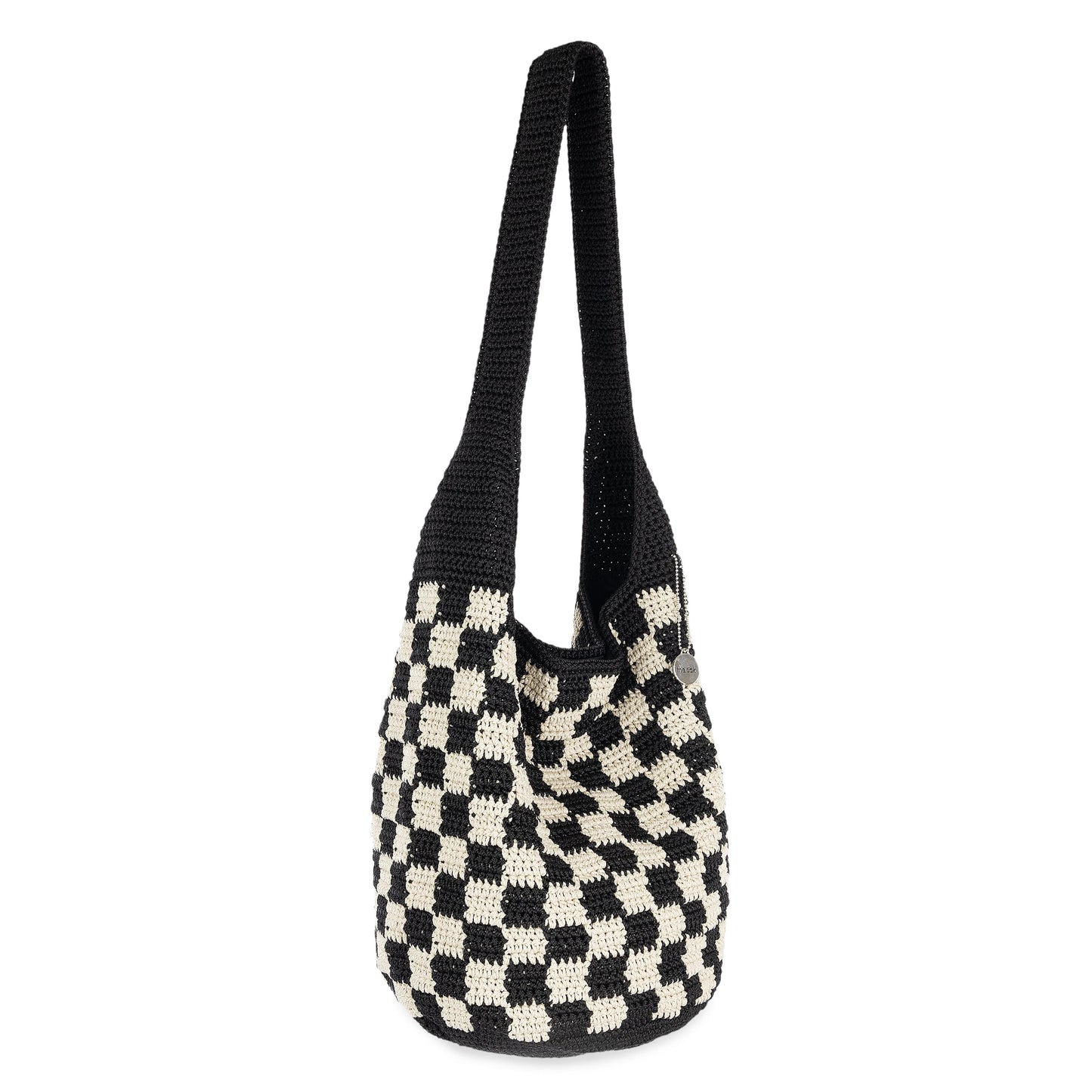 The Sak 120 Hobo Crochet - |Black Check|