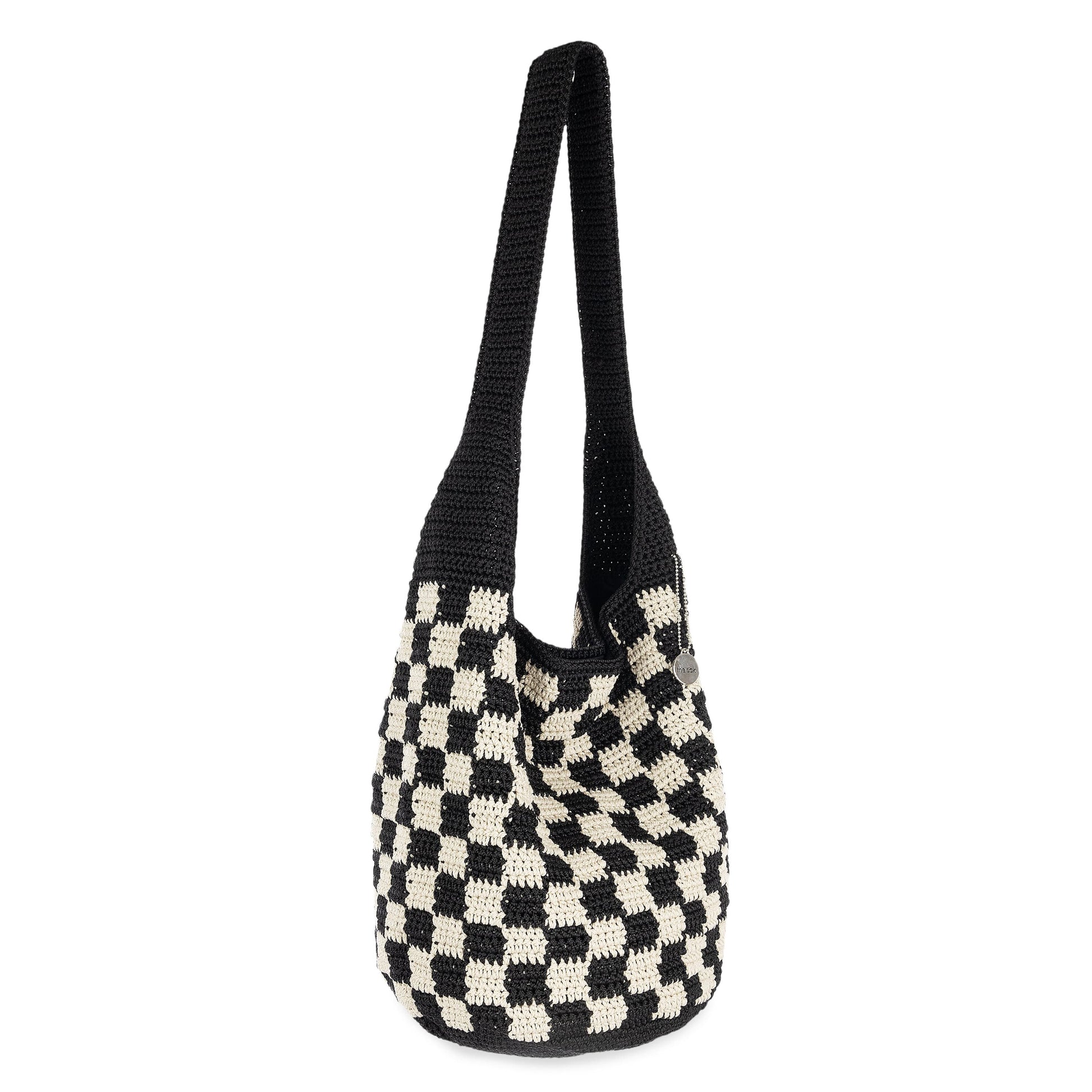 The Sak 120 Hobo Crochet - |Black Check|