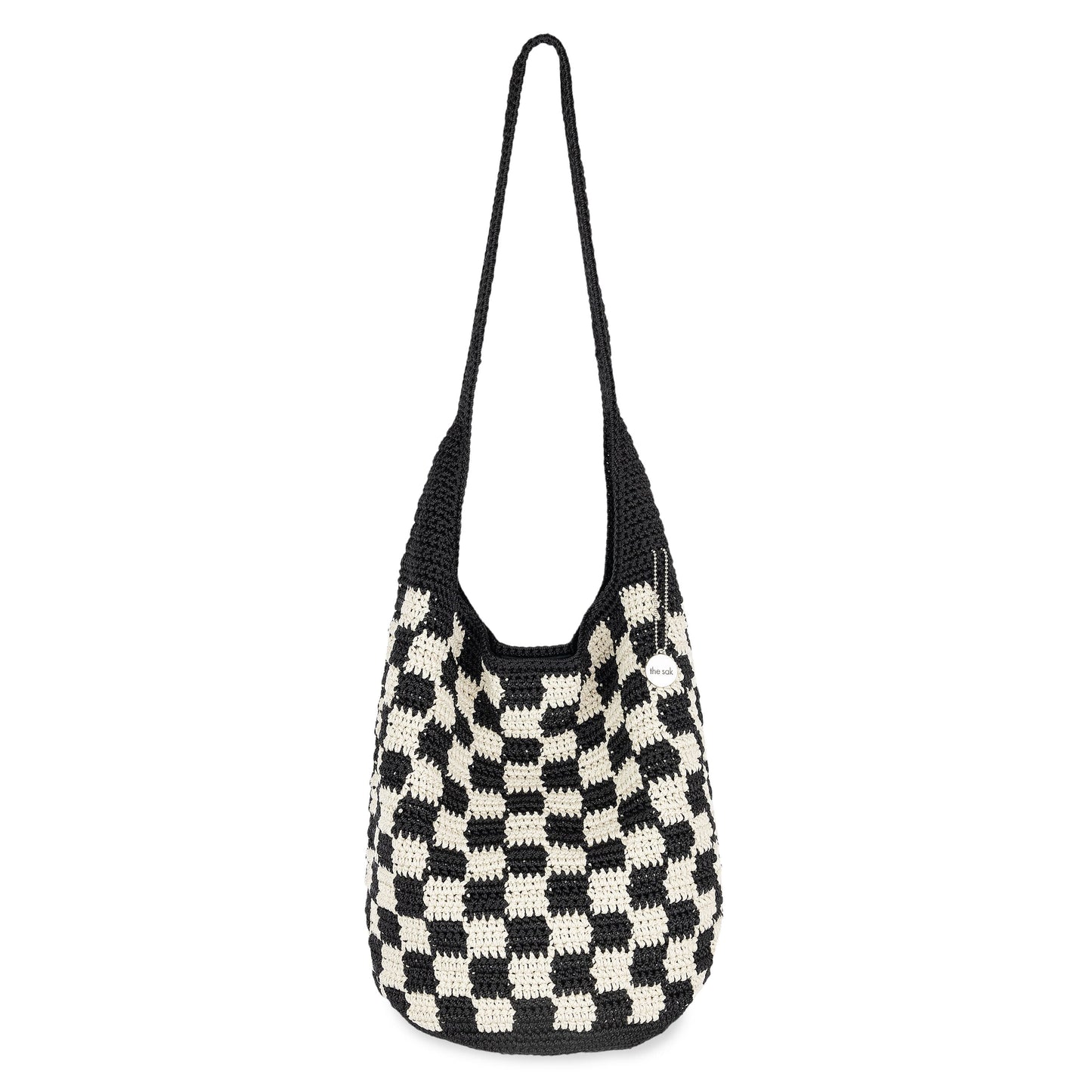 The Sak 120 Hobo Crochet - |Black Check|