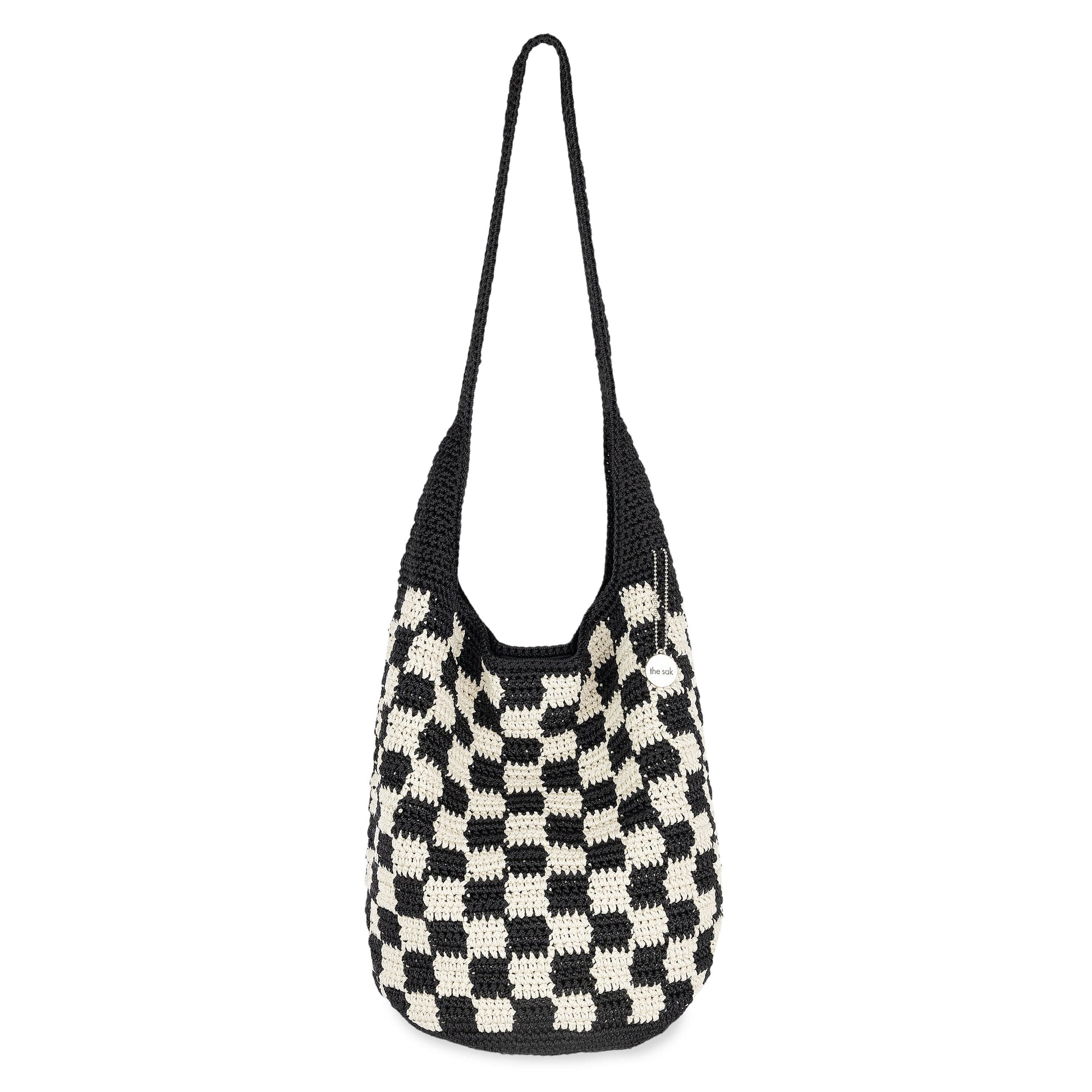 The Sak 120 Hobo Crochet - |Black Check|