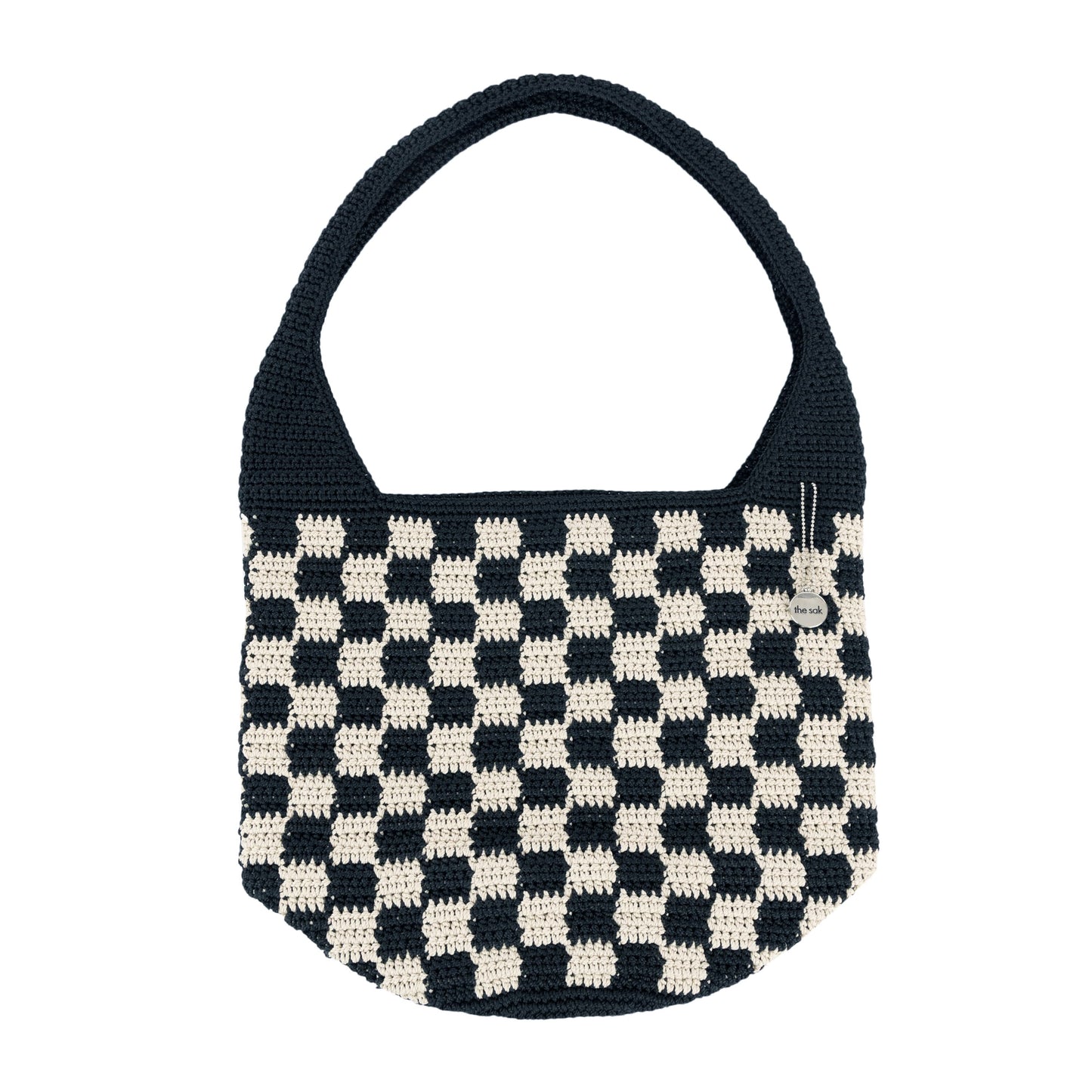 The Sak 120 Hobo Crochet - |Black Check|