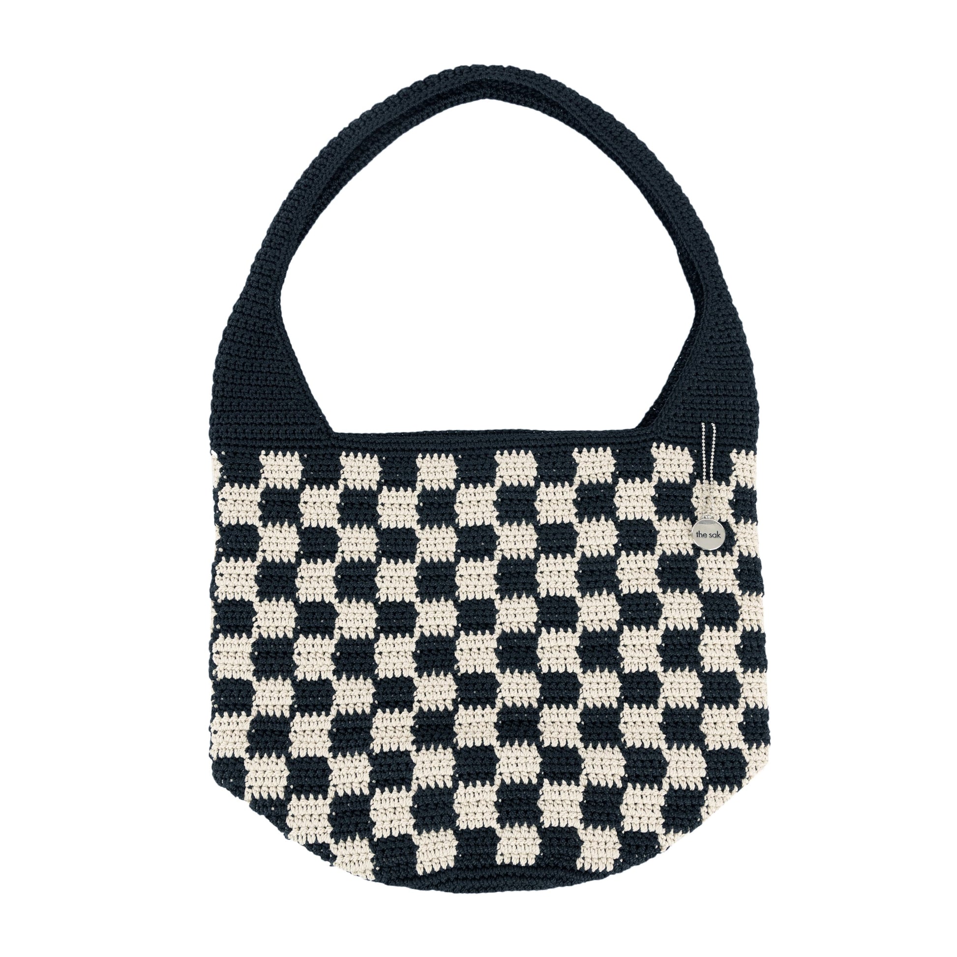 The Sak 120 Hobo Crochet - |Black Check|