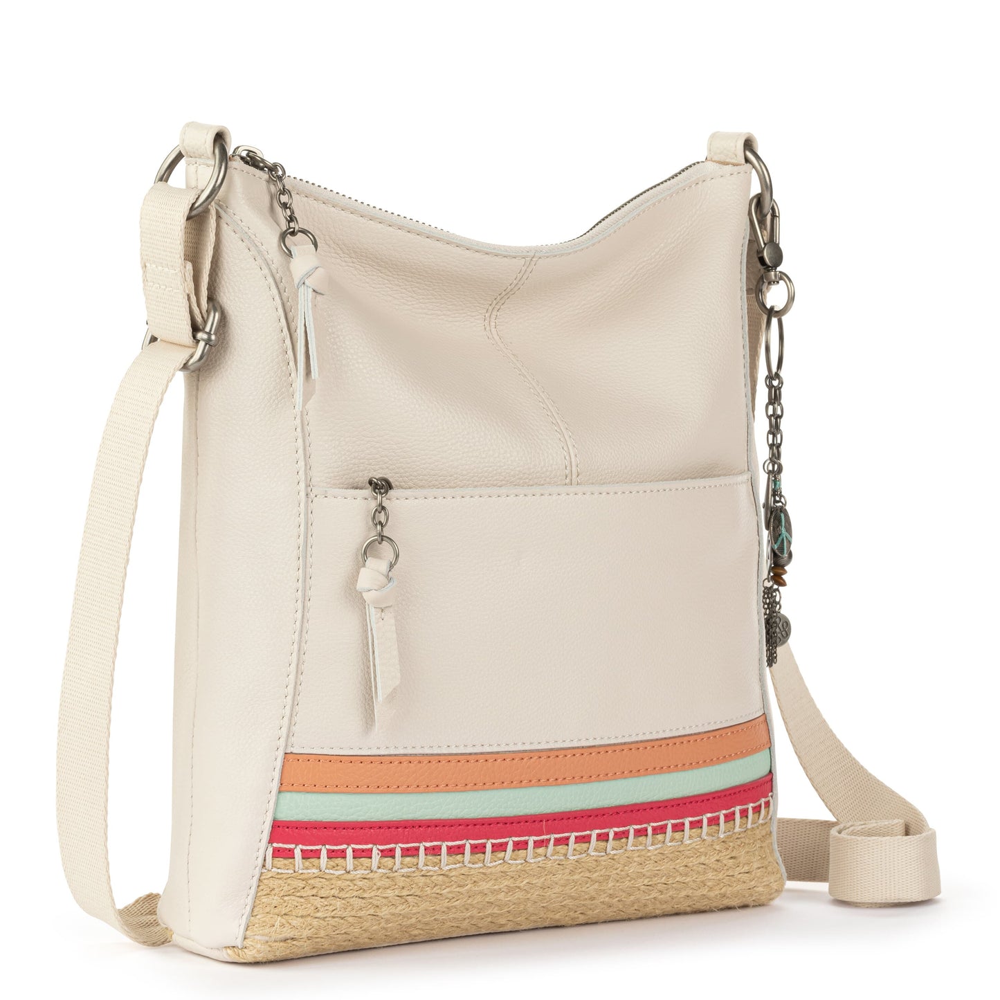 The Sak Lucia Crossbody Leather - |Vibrant Block Espadrille|