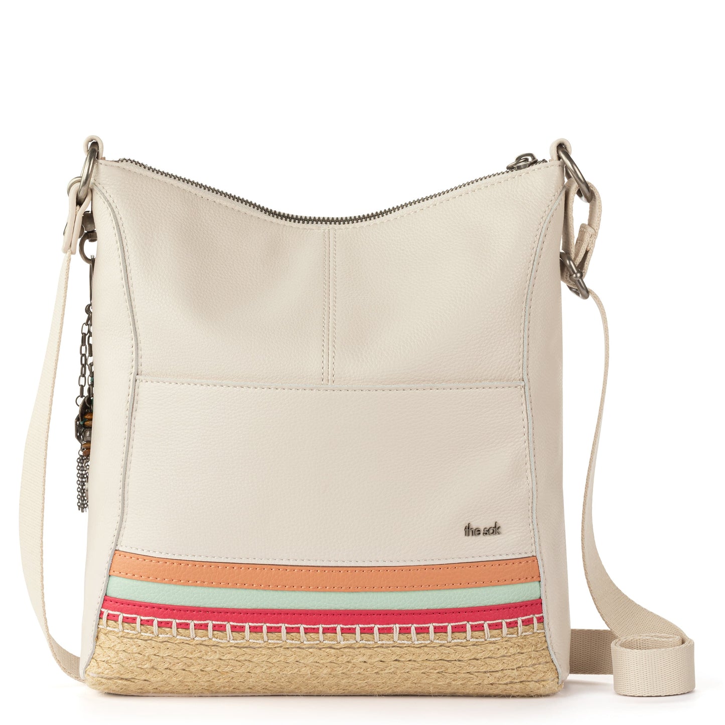 The Sak Lucia Crossbody Leather - |Vibrant Block Espadrille|