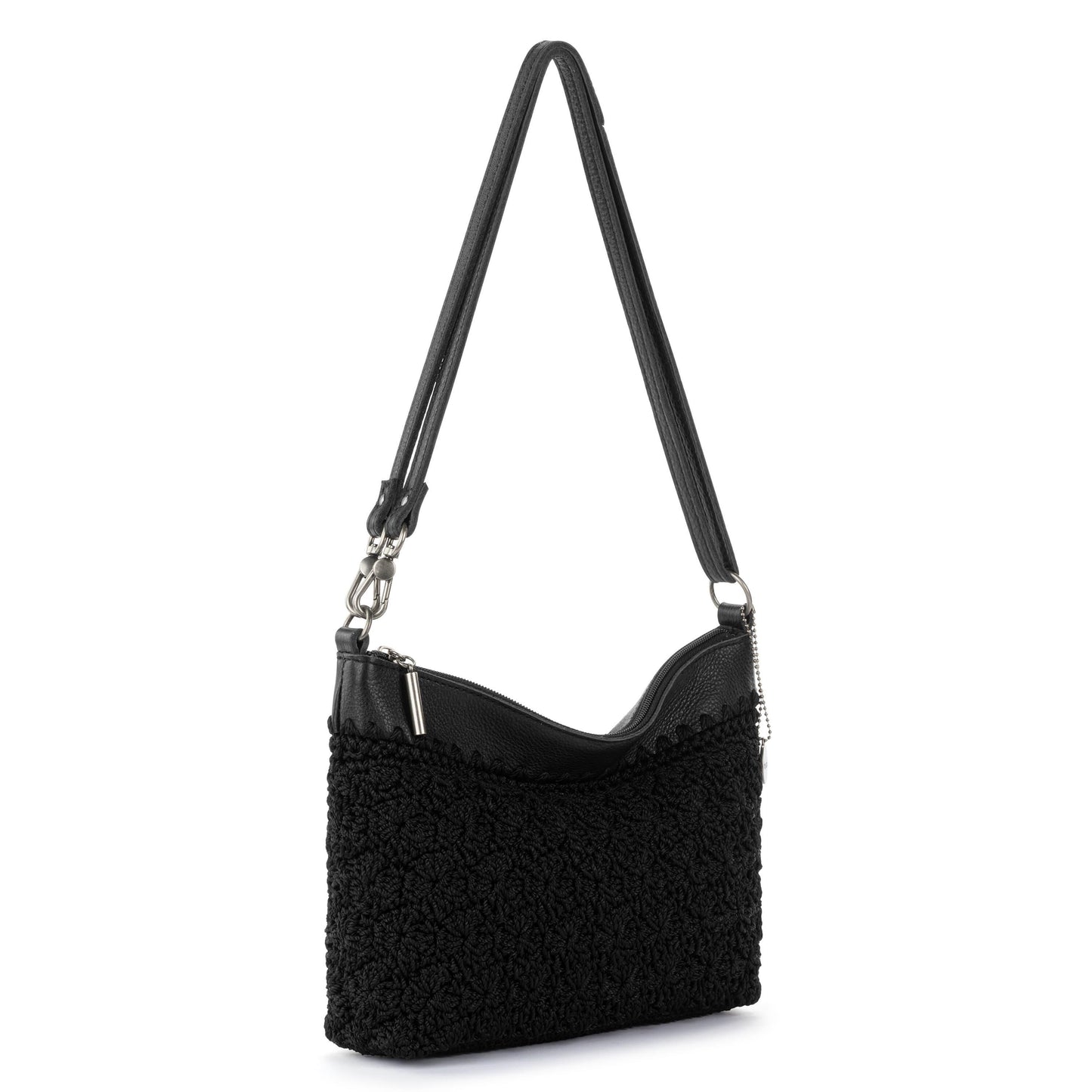 The Sak Lumi Crossbody Crochet - |Black Primrose|