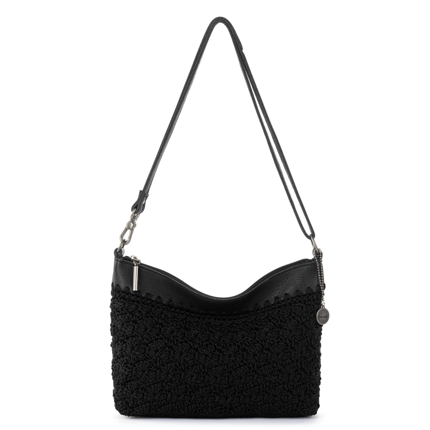 The Sak Lumi Crossbody Crochet - |Black Primrose|