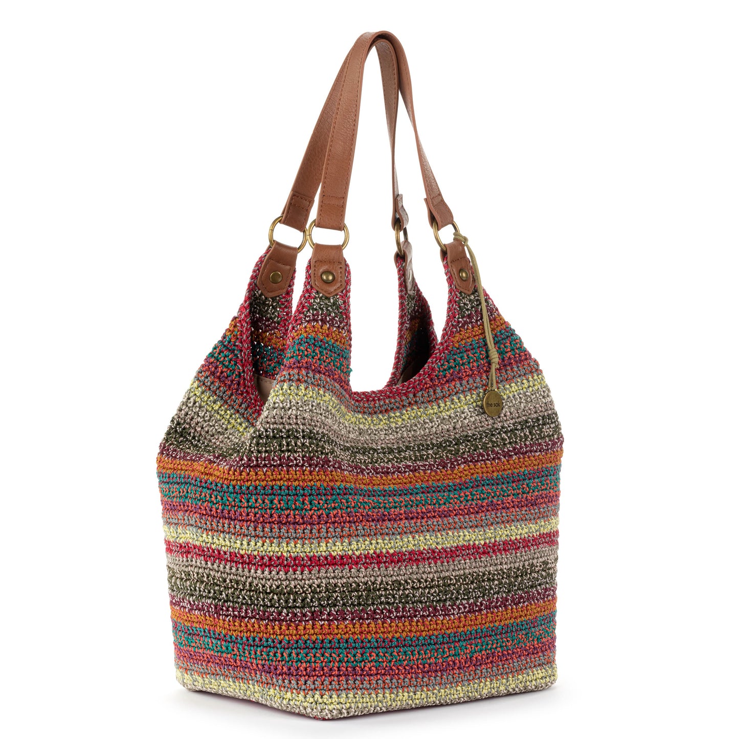 The Sak Roma Shopper Crochet - |Sunset Stripe|