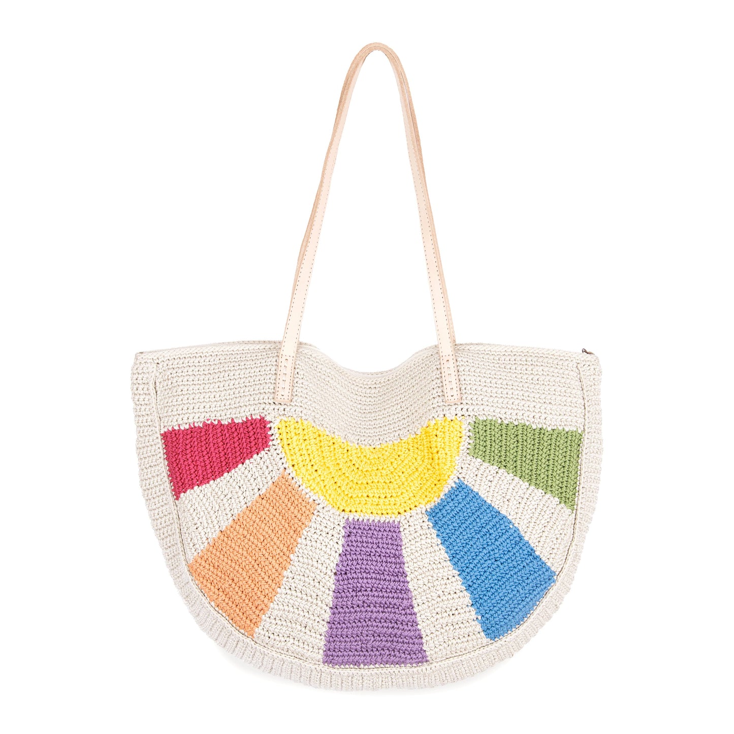 The Sak Faye Large Tote Crochet - |Multi Sunbeam|