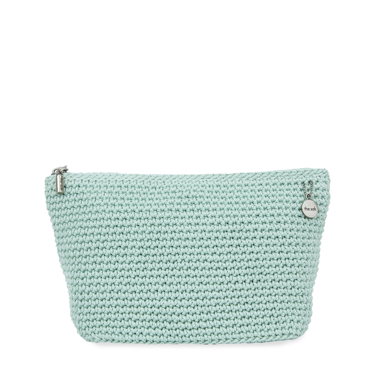 The Sak Essential Medium Pouch Crochet - |Aqua|