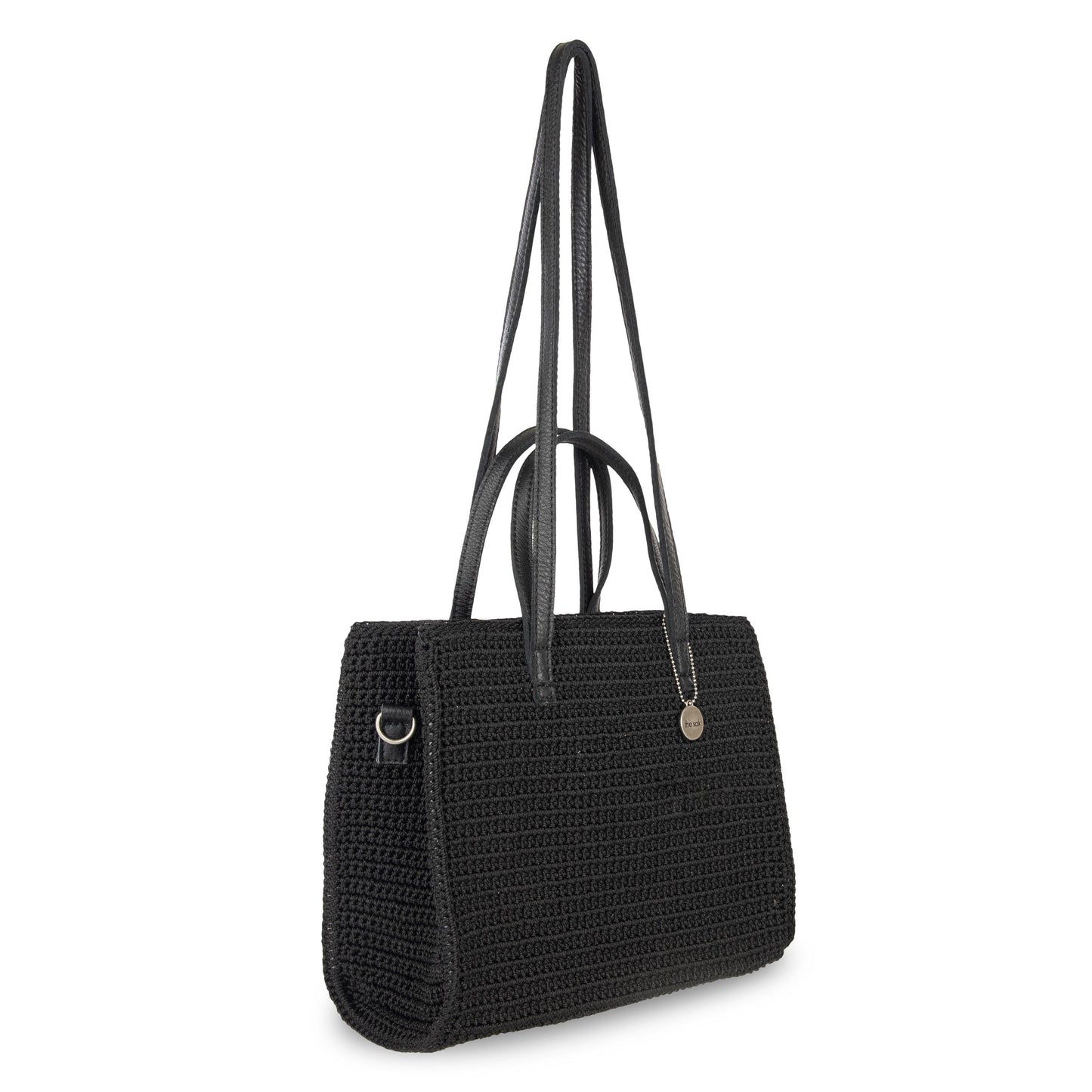 The Sak Sable Boxy Tote Crochet - |Black|