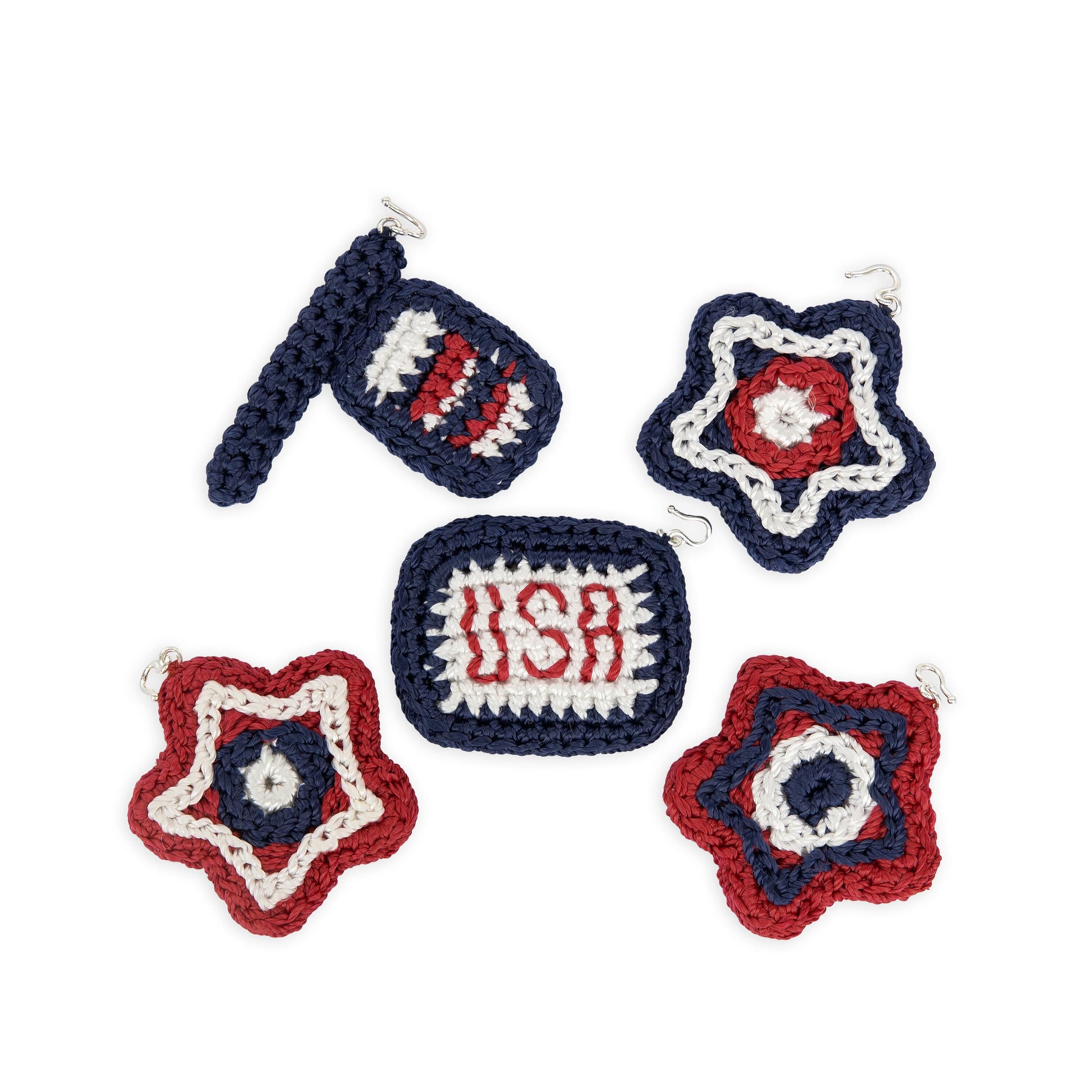 The Sak Yarnicharmz 5 Pack Crochet - |Americana|