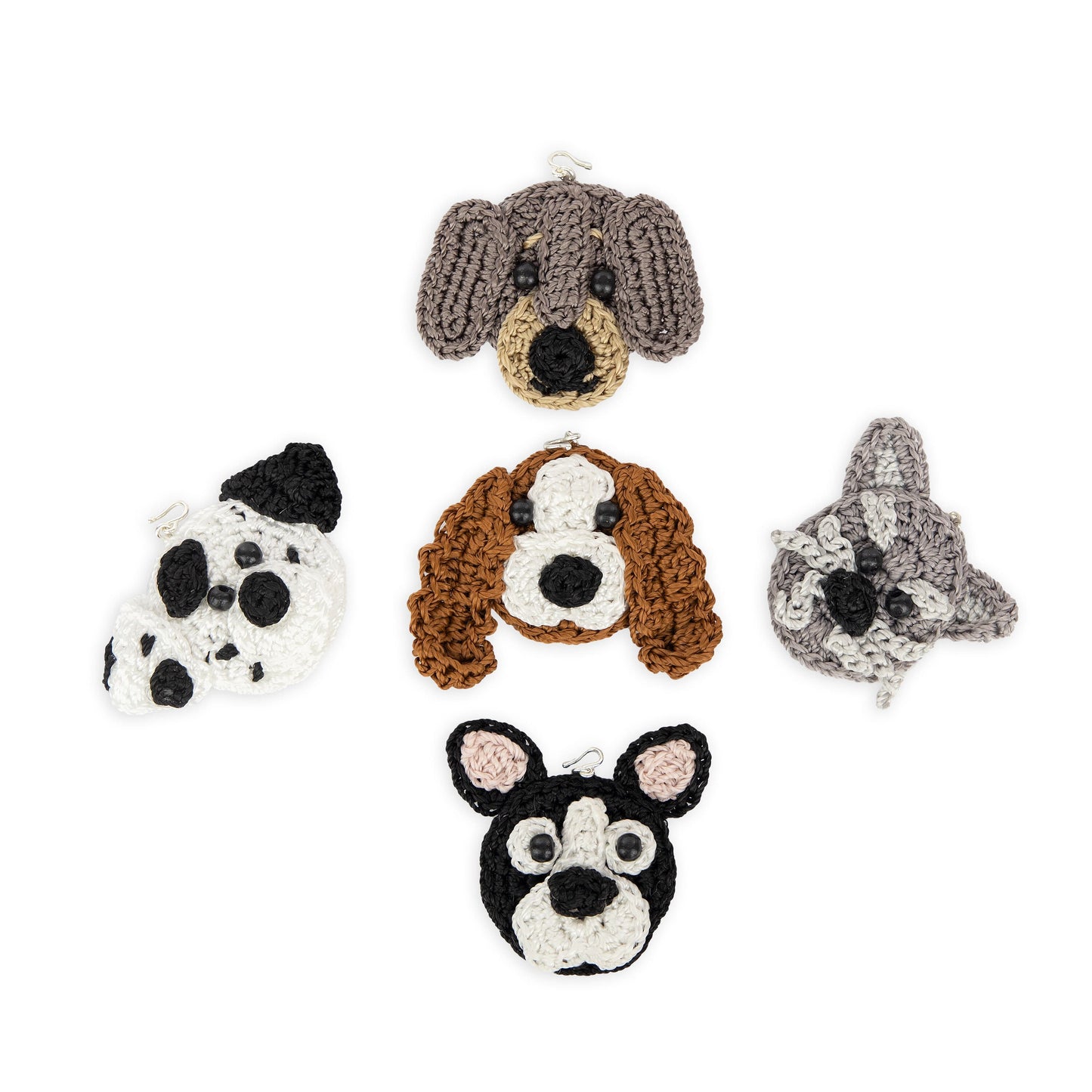 The Sak Yarnicharmz 5 Pack Crochet - |Dogs|