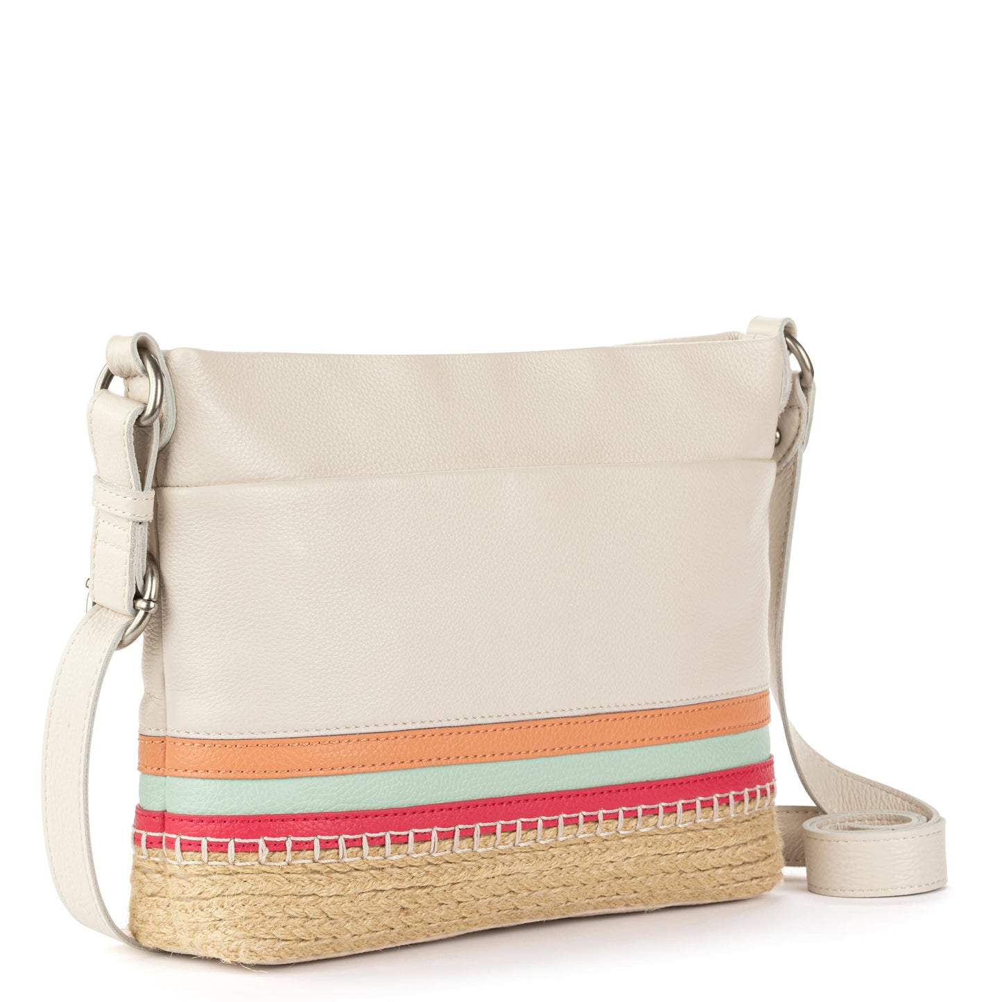 The Sak Melrose Crossbody Leather - |Vibrant Block Espadrille|