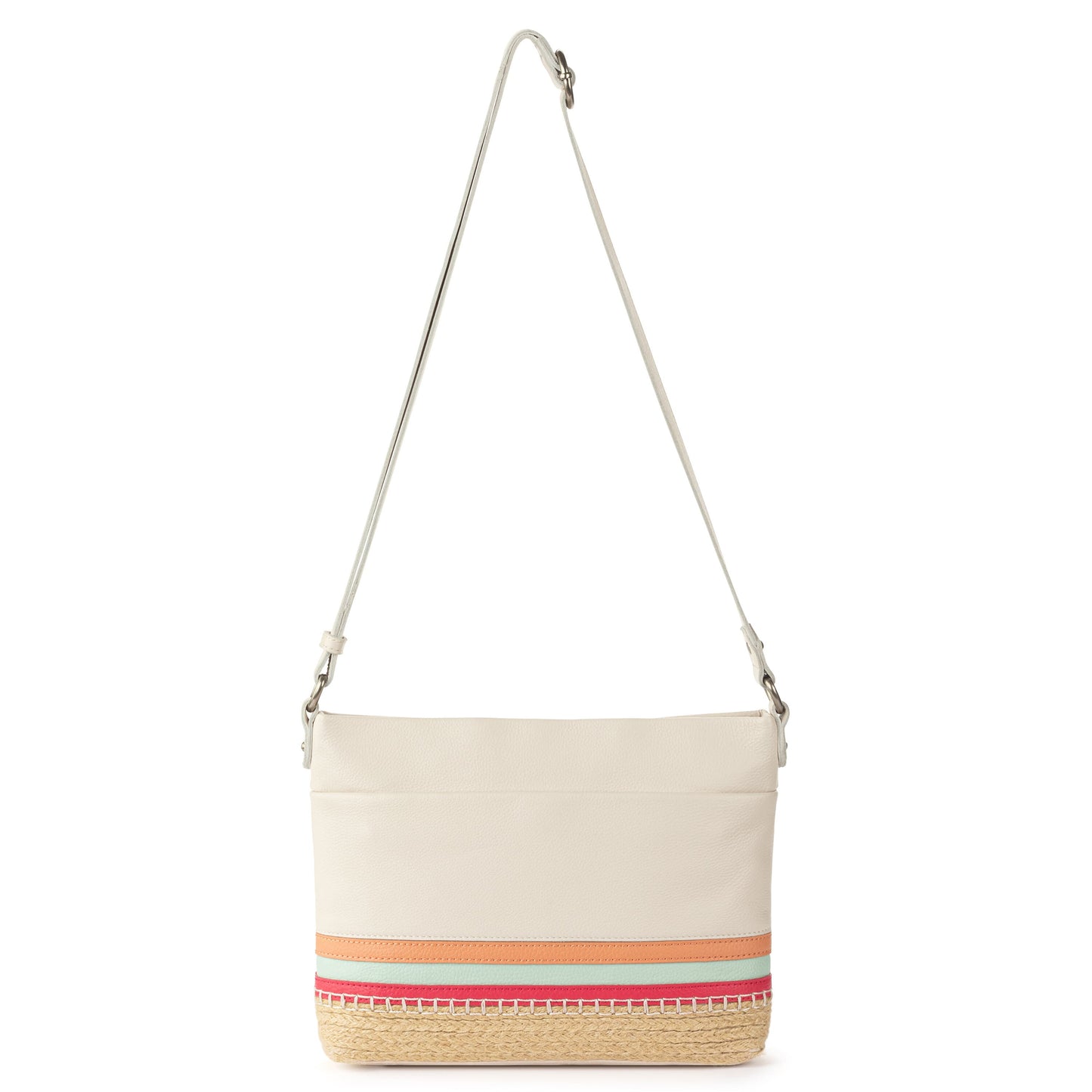 The Sak Melrose Crossbody Leather - |Vibrant Block Espadrille|