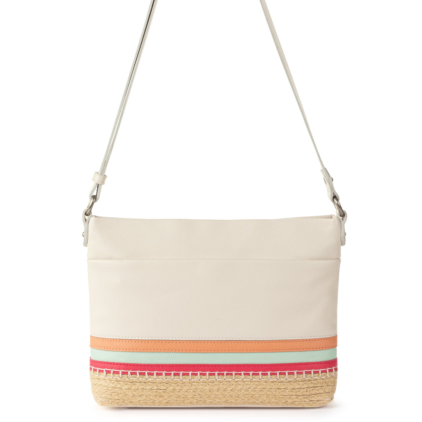 The Sak Melrose Crossbody Leather - |Vibrant Block Espadrille|