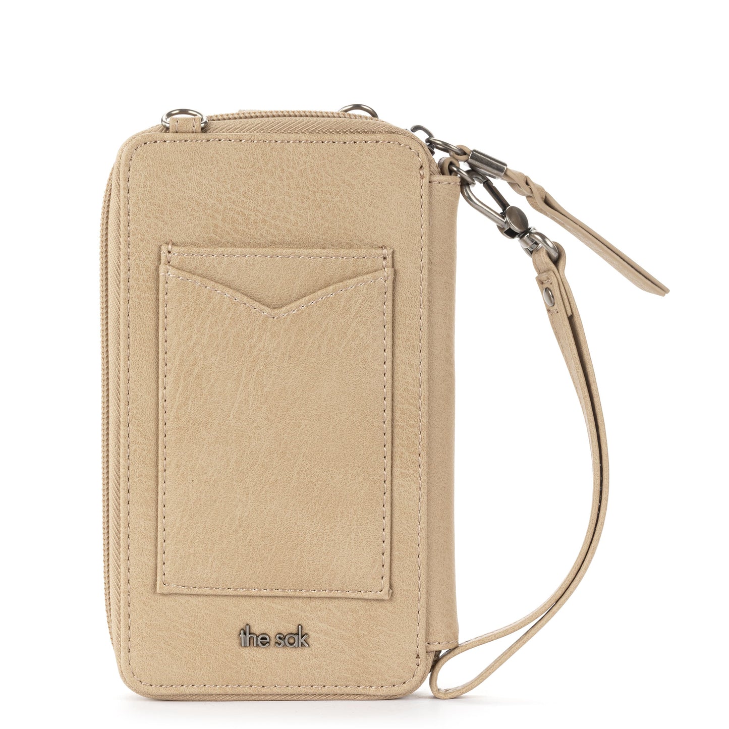 The Sak Silverlake Smartphone Crossbody Crochet - |Natural Medallion|