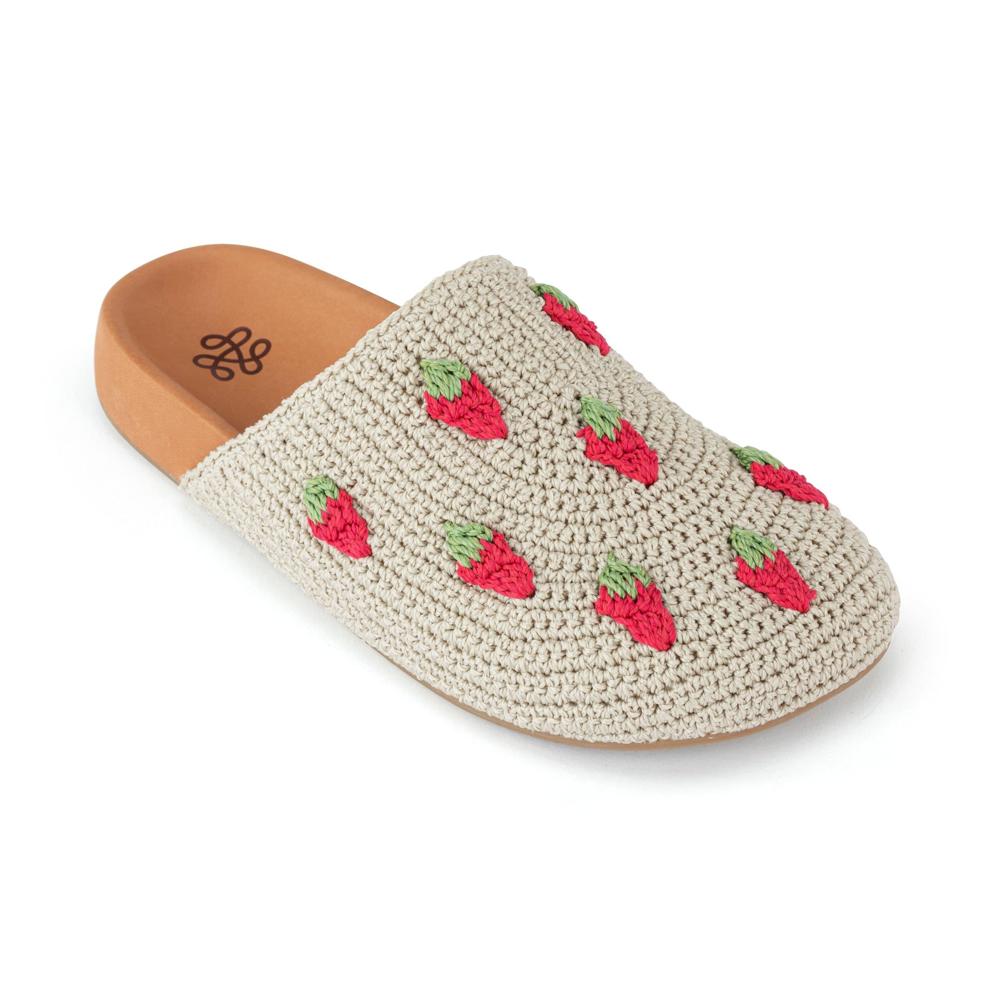 The Sak Bolinas Clog Crochet - |Natural Strawberries|