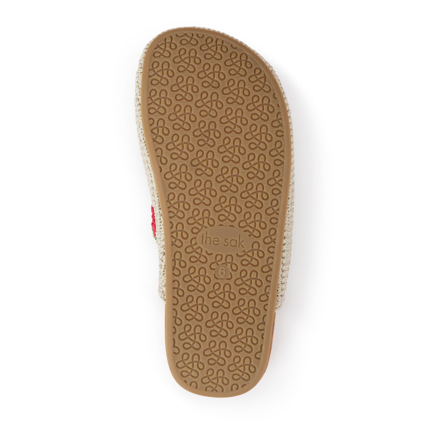 The Sak Bolinas Clog Crochet - |Natural Strawberries|