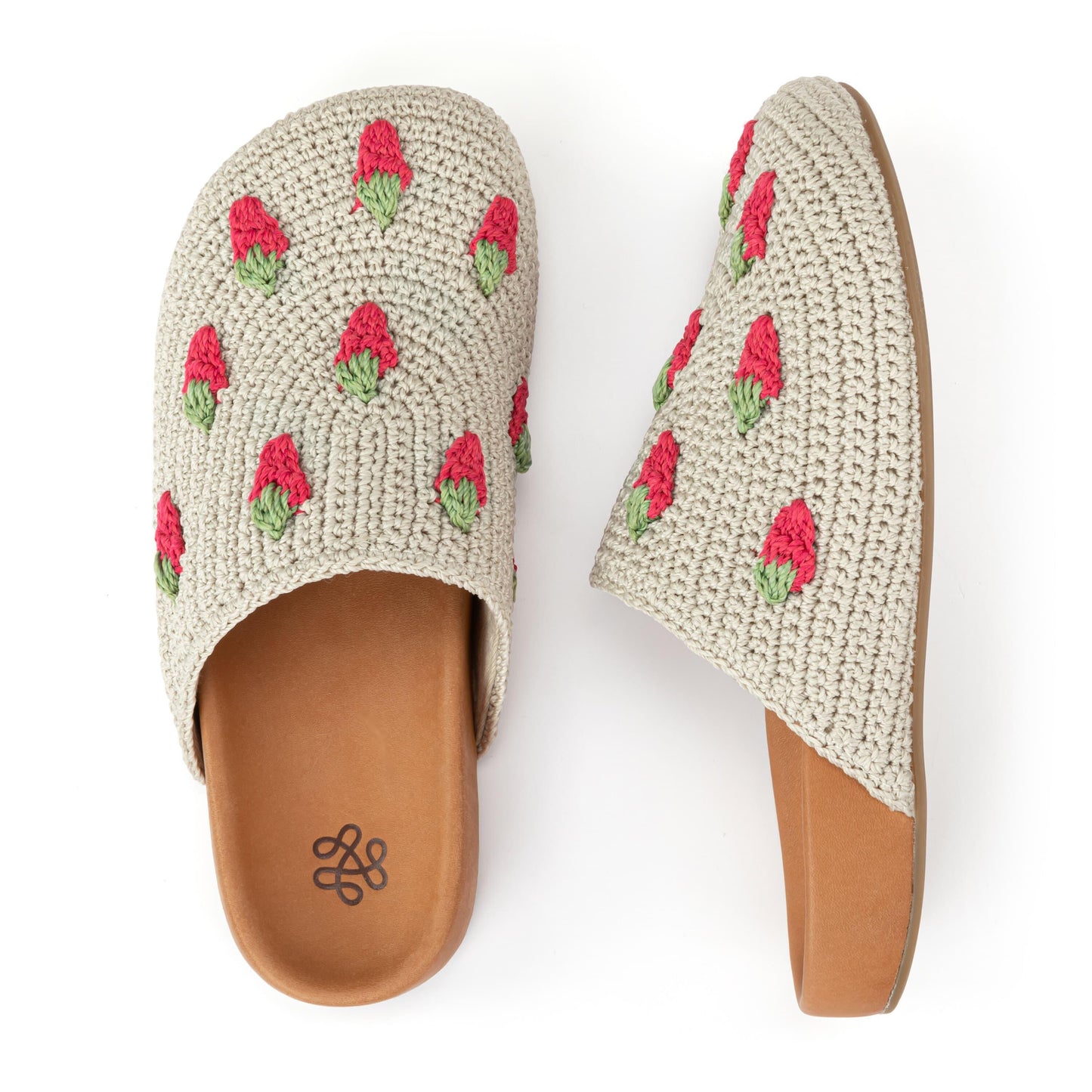 The Sak Bolinas Clog Crochet - |Natural Strawberries|