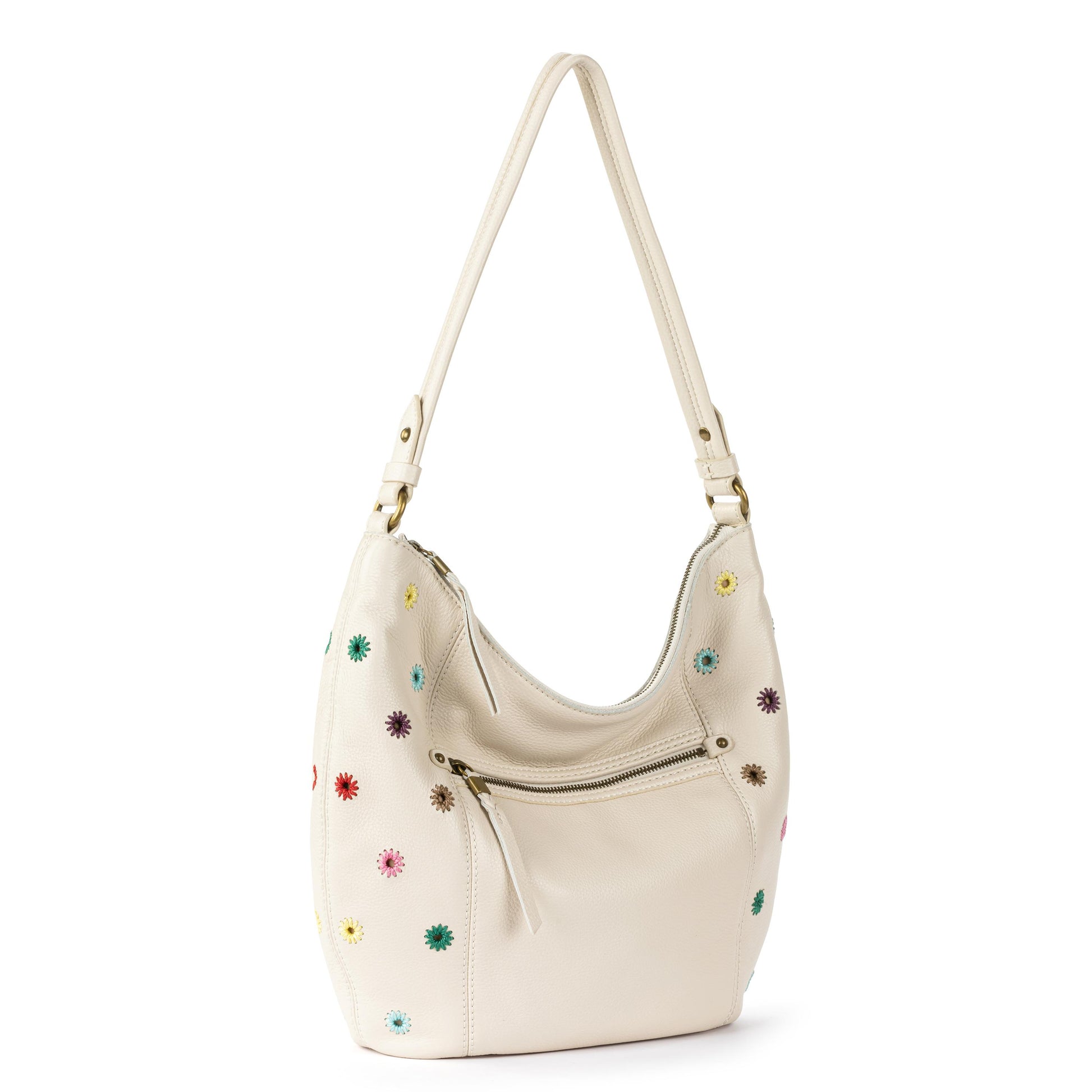 The Sak Sequoia Hobo Leather - |Stone Multi Eyelet|
