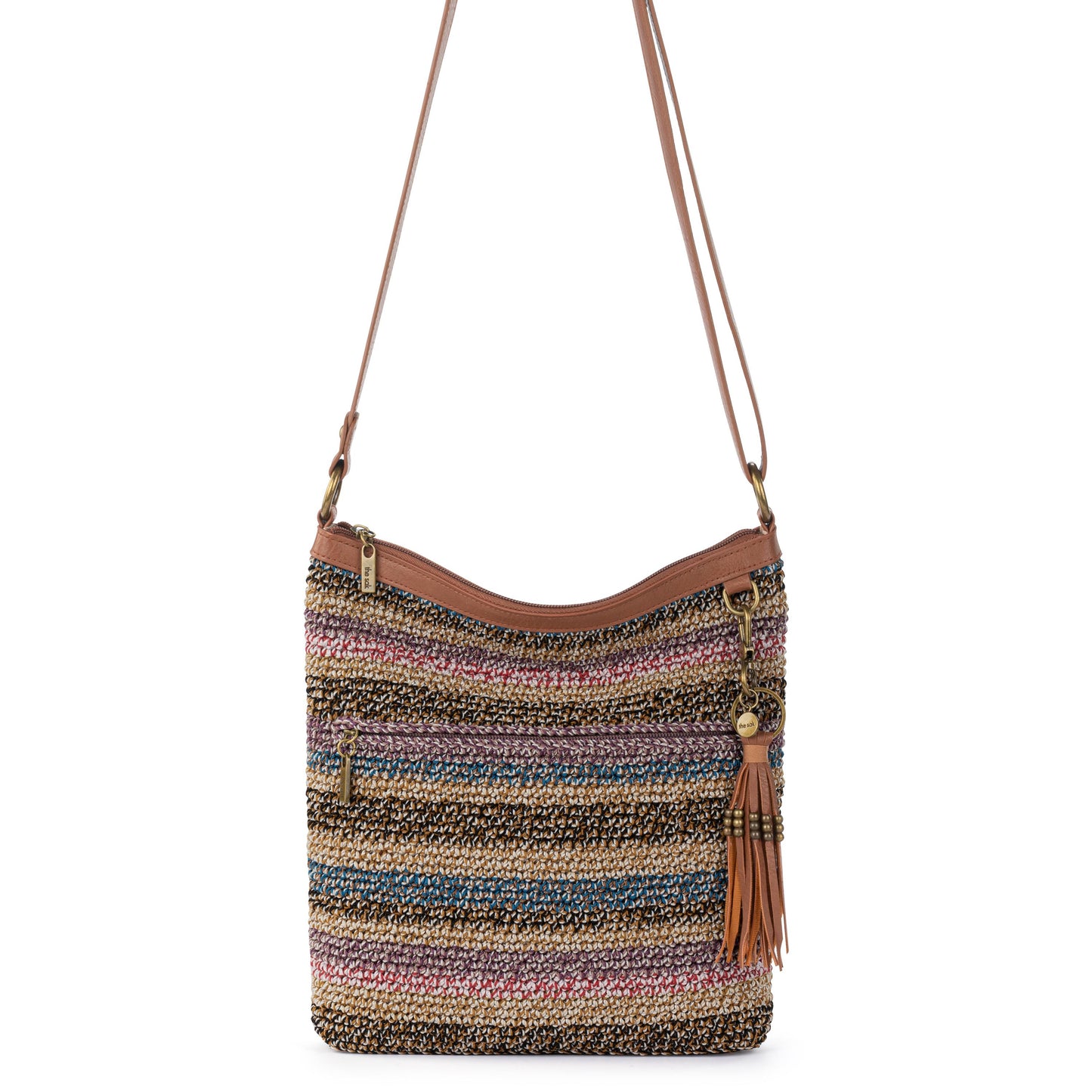The Sak Lucia Crossbody Crochet - |Ubud Stripe|