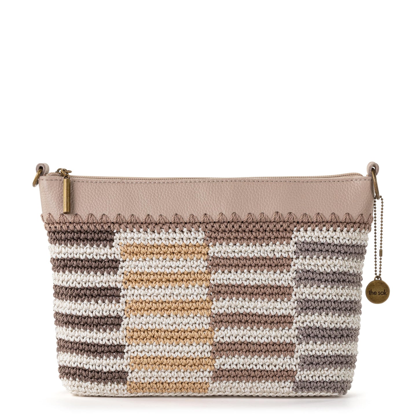 The Sak Lumi Crossbody Crochet - |Serenity Stripe|